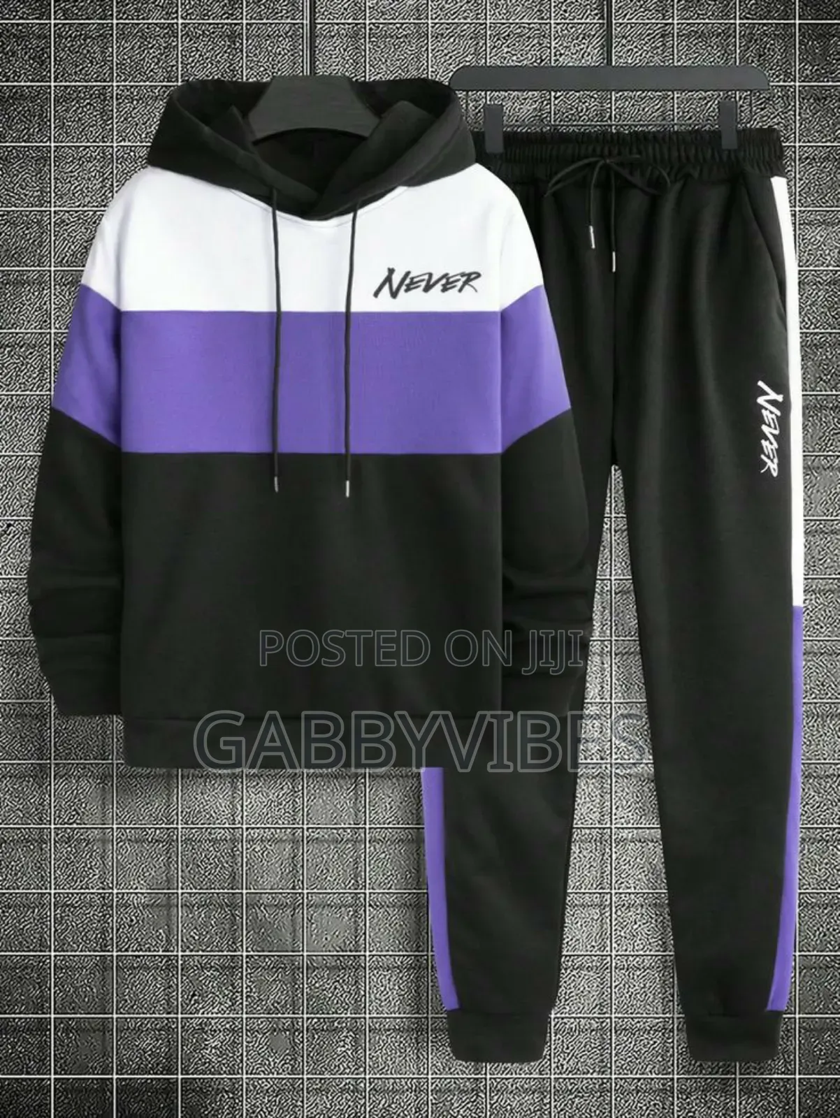 King-Like Quality Patch Hoodie and Joggers