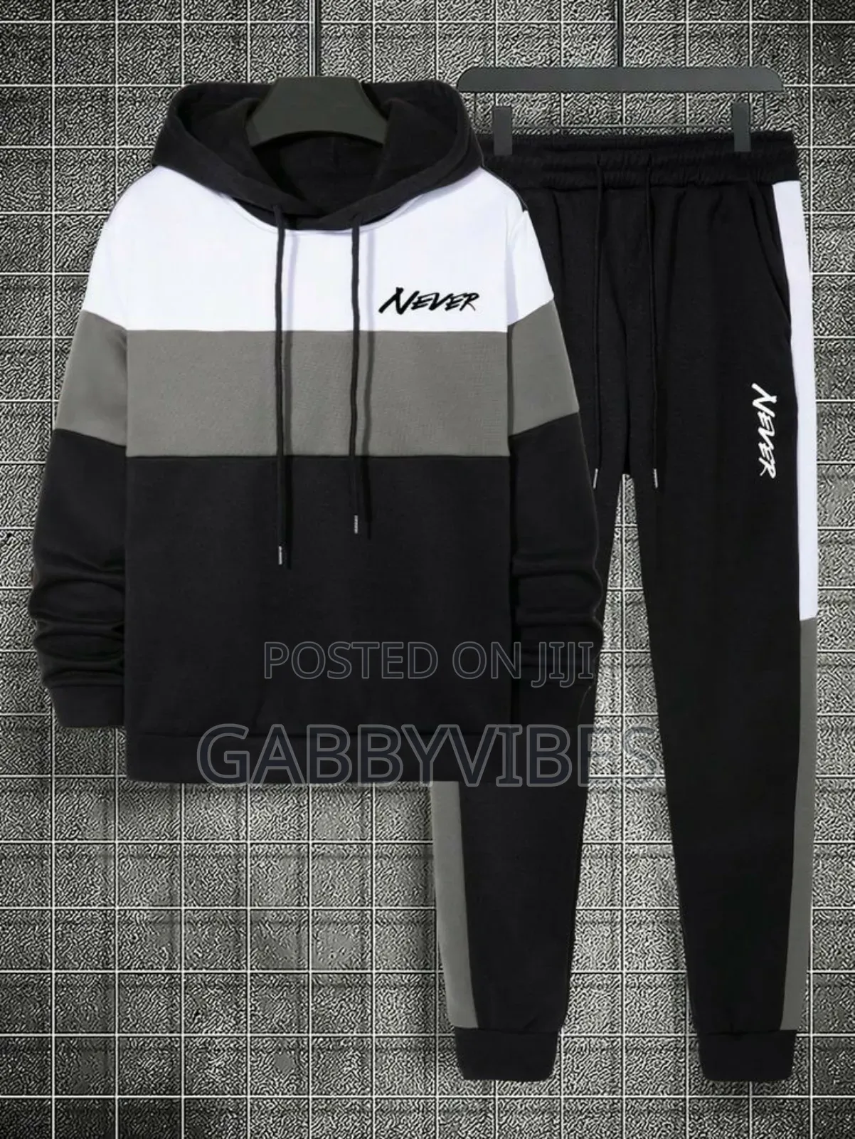King-Like Quality Patch Hoodie and Joggers