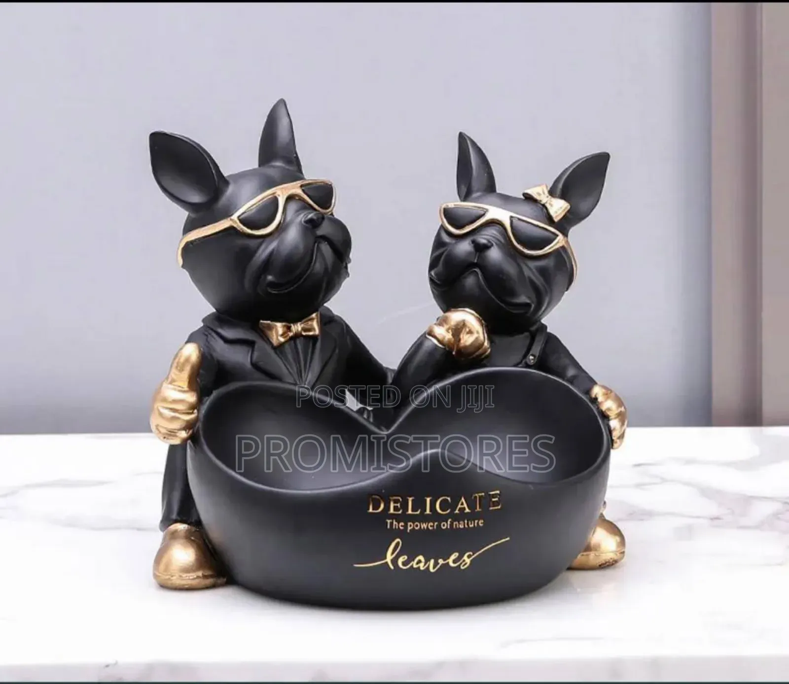Decorative Bulldog Sculpture Resin