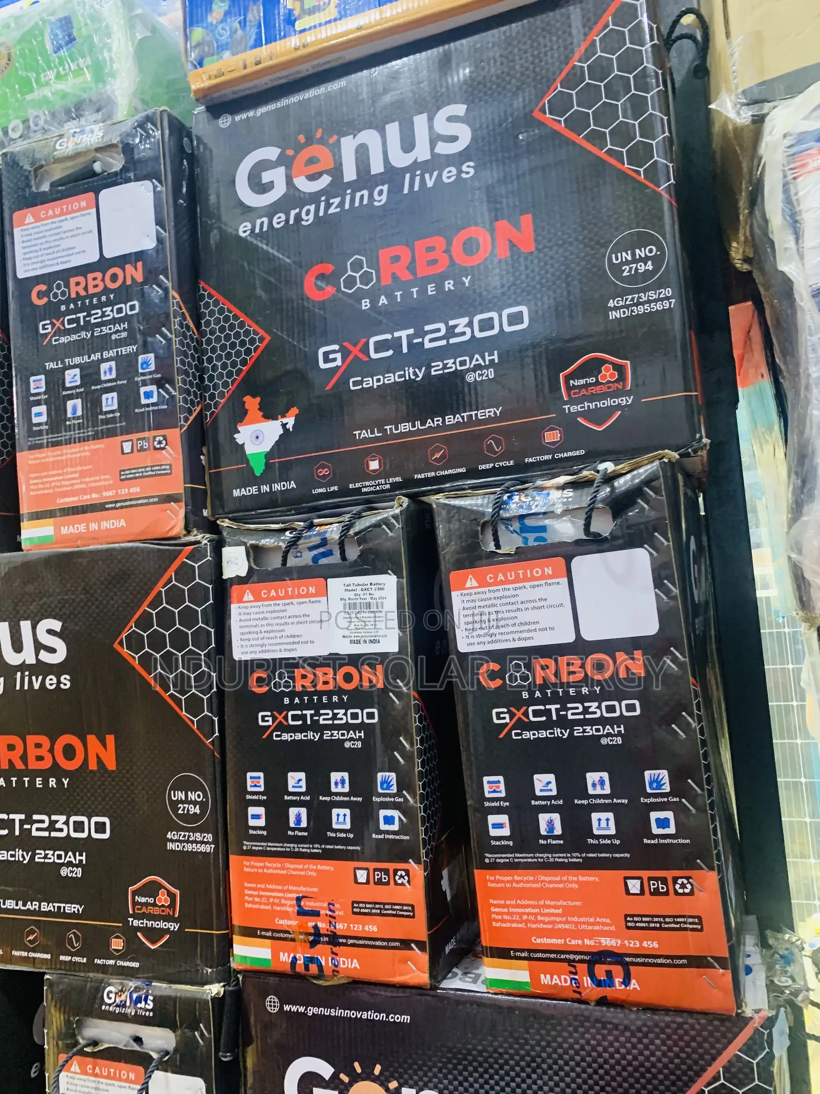 230ah Genus Tubular Battery