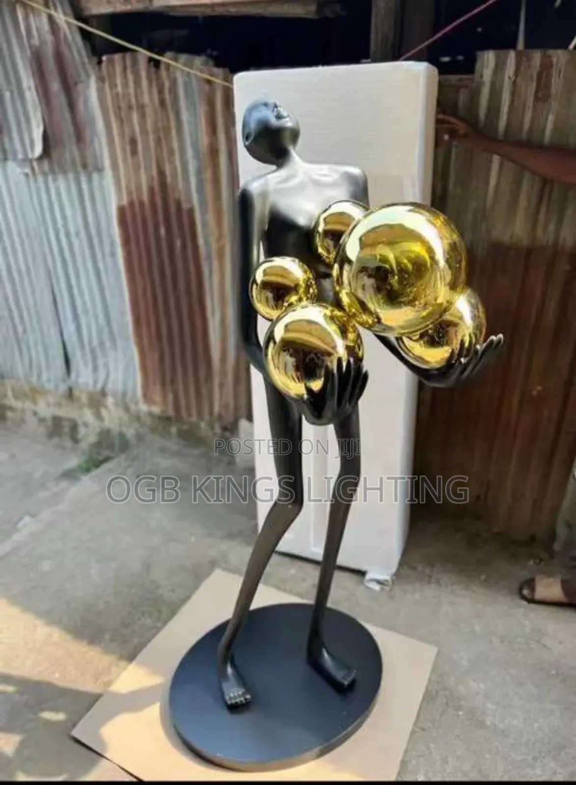 Humanoid Art Sculpture Floor Lamp Living Room Light Luxury
