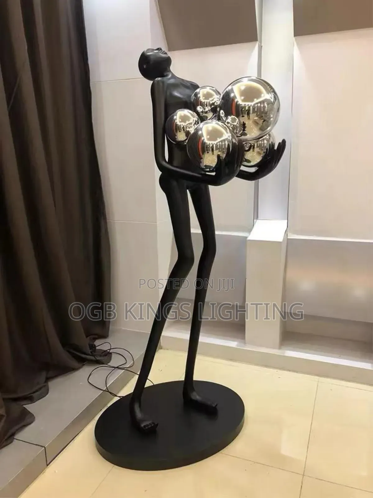 Humanoid Art Sculpture Floor Lamp Living Room Light Luxury
