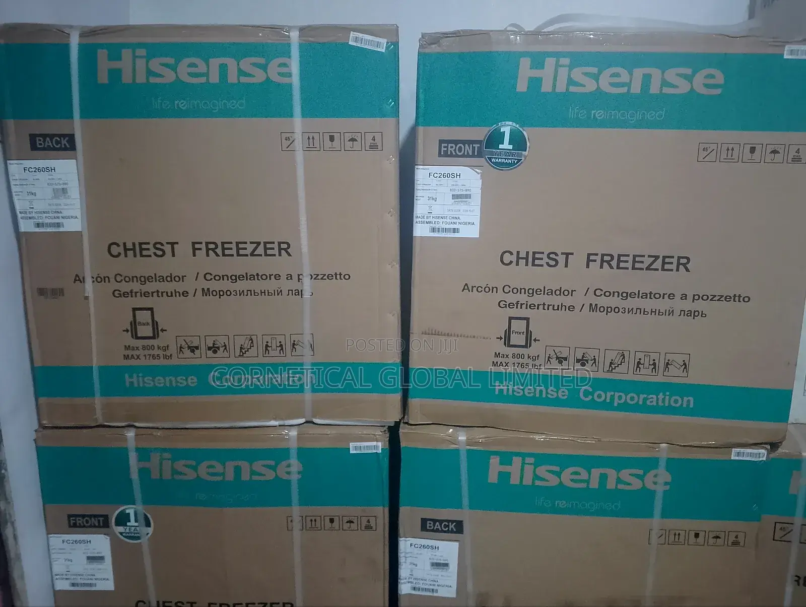 Hisense 198l Chest Freezer Fc260sh