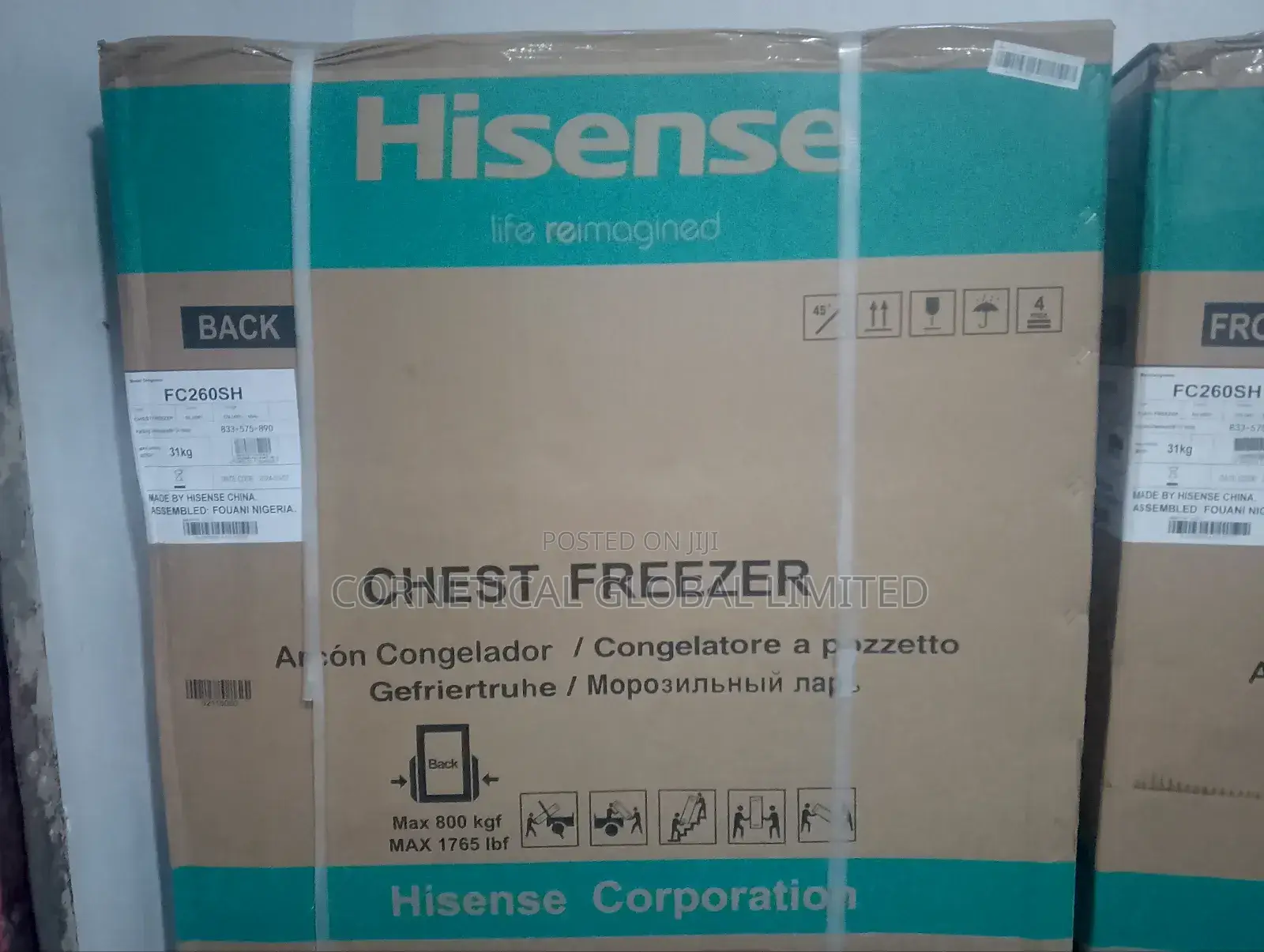 Hisense 198l Chest Freezer Fc260sh