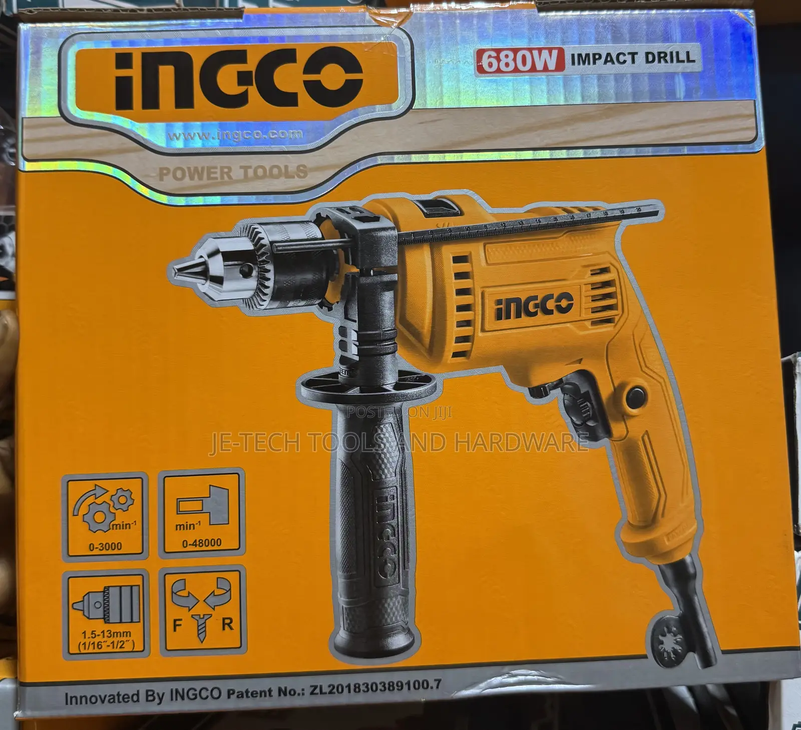 Ingco Electric Impact Drill 680w