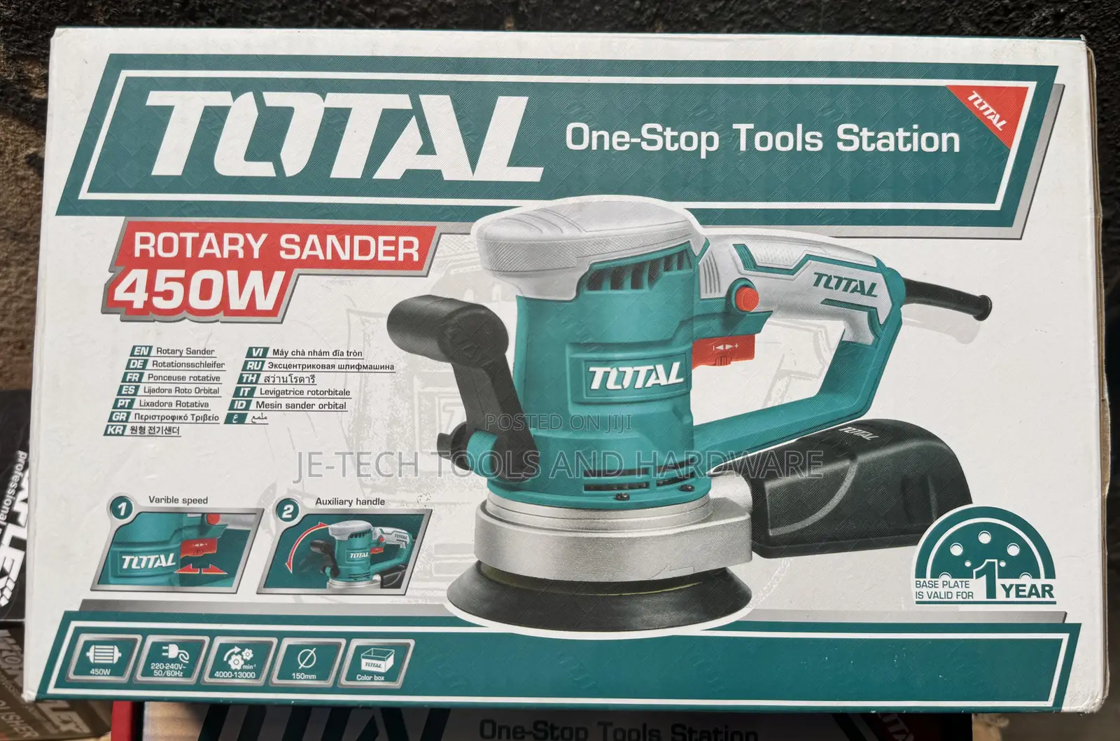 Corded Power Tools Rotary Sander 450w