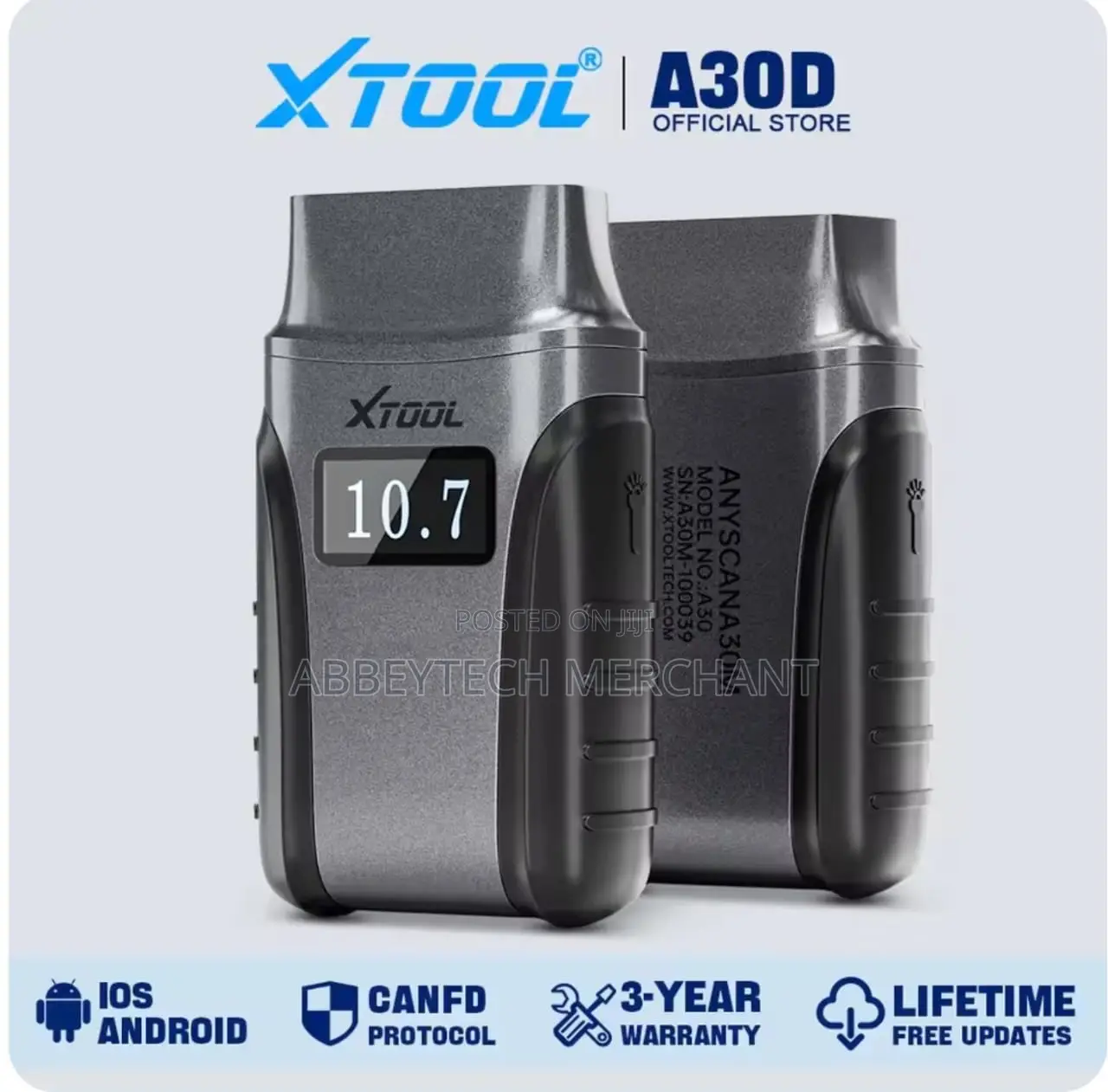 Xtool Anyscan A30d All System Car Scanner With 16 Resets