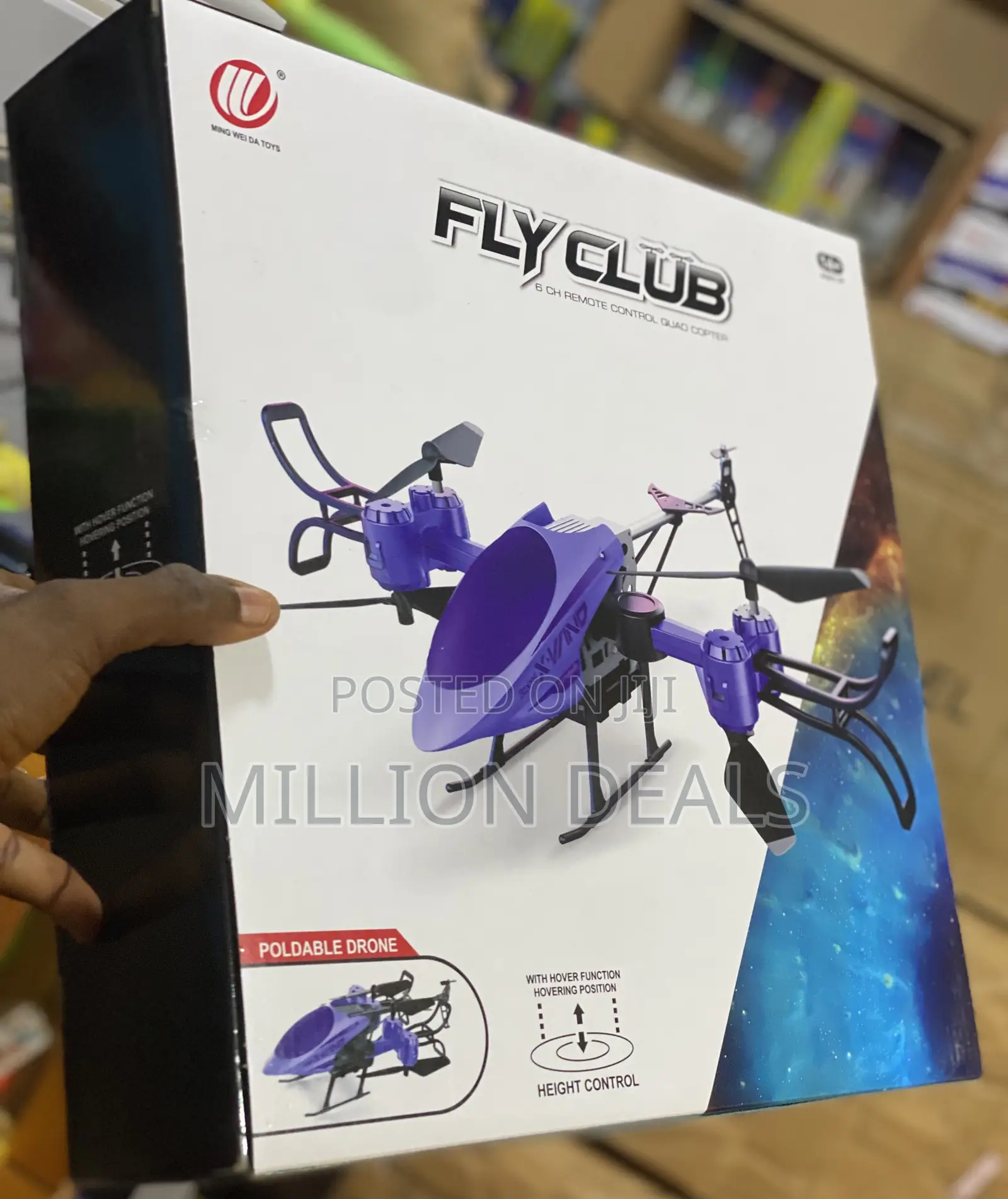 Fly Club 6 Ch Remote Control Quad Copter
