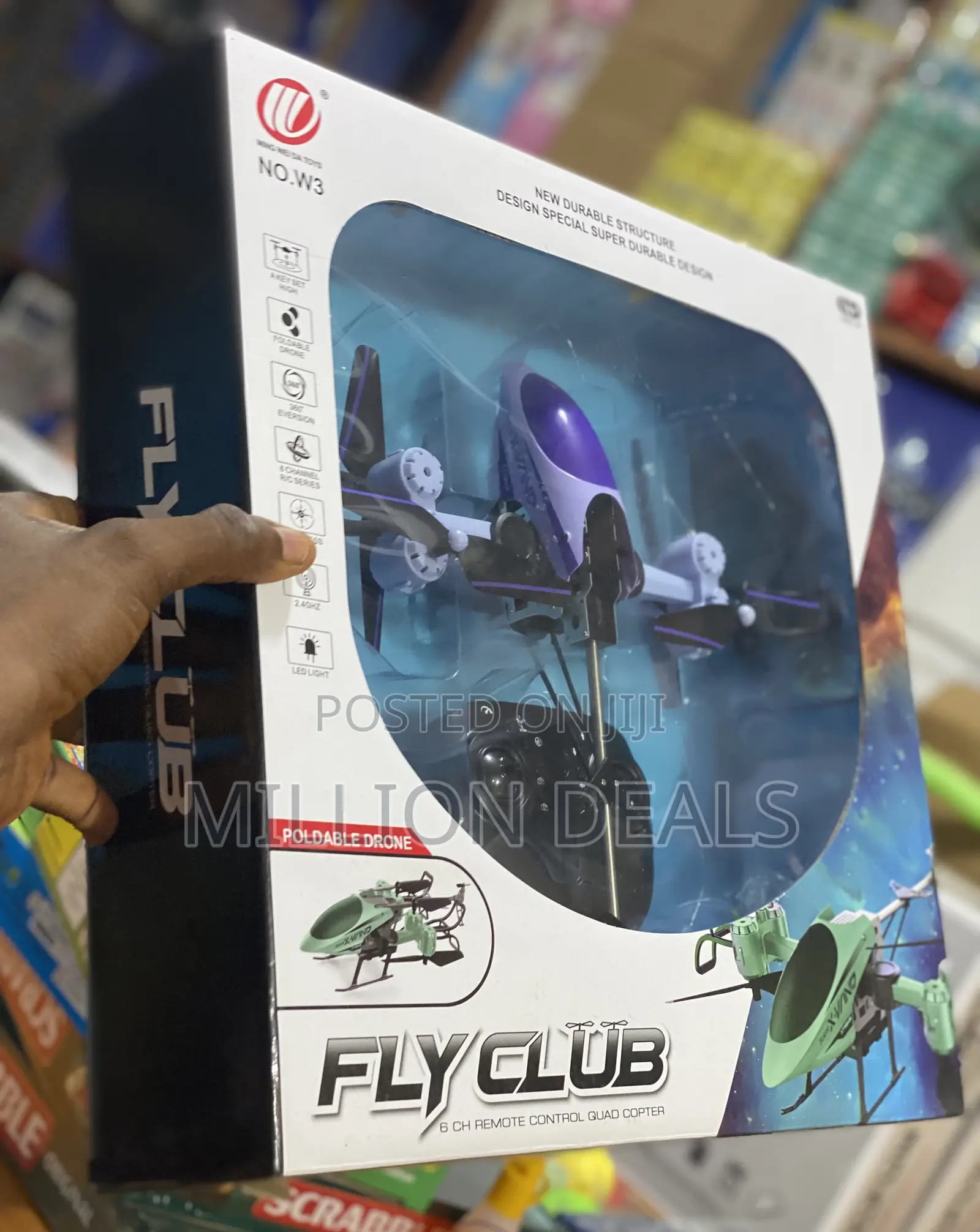 Fly Club 6 Ch Remote Control Quad Copter