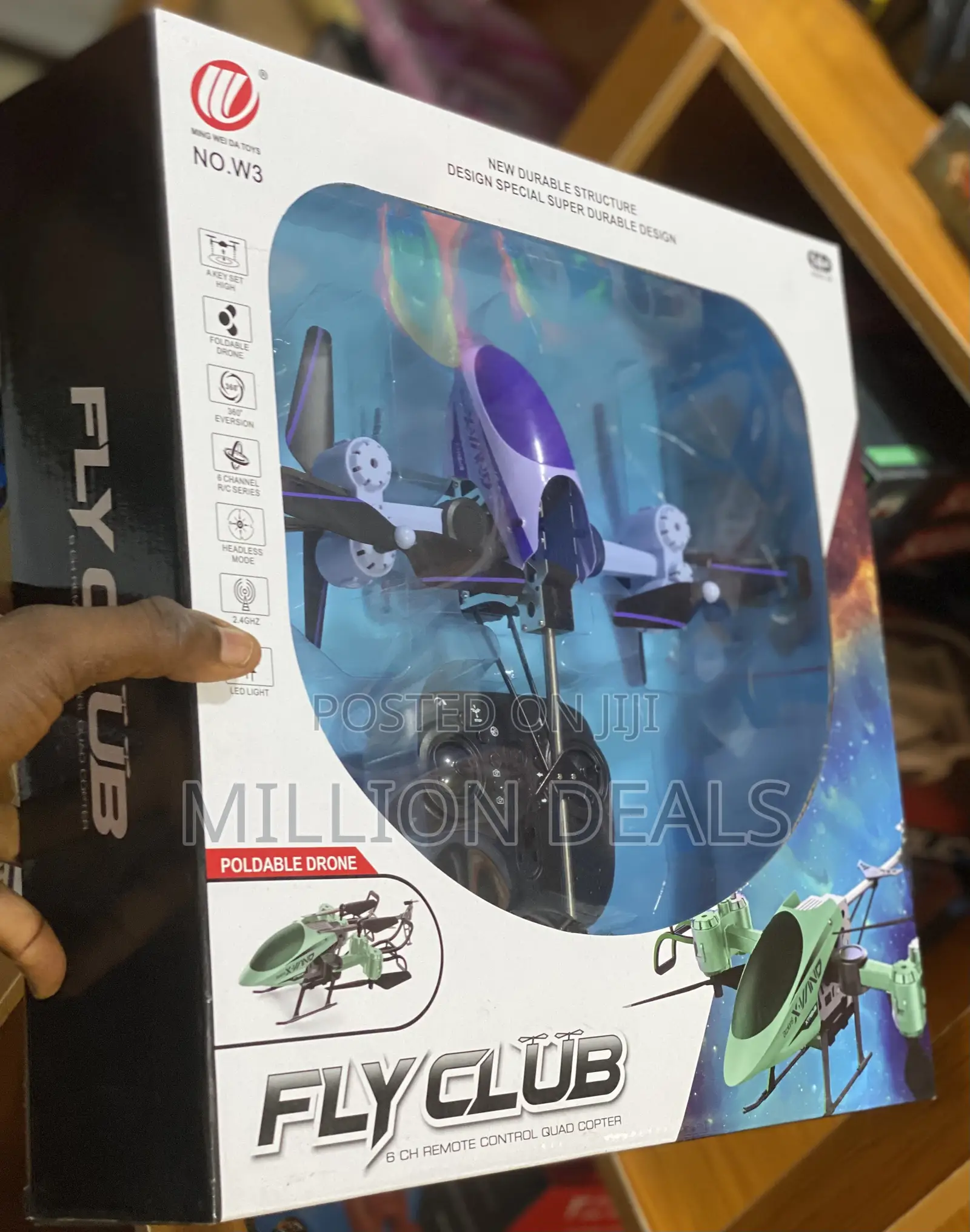 Fly Club 6 Ch Remote Control Quad Copter