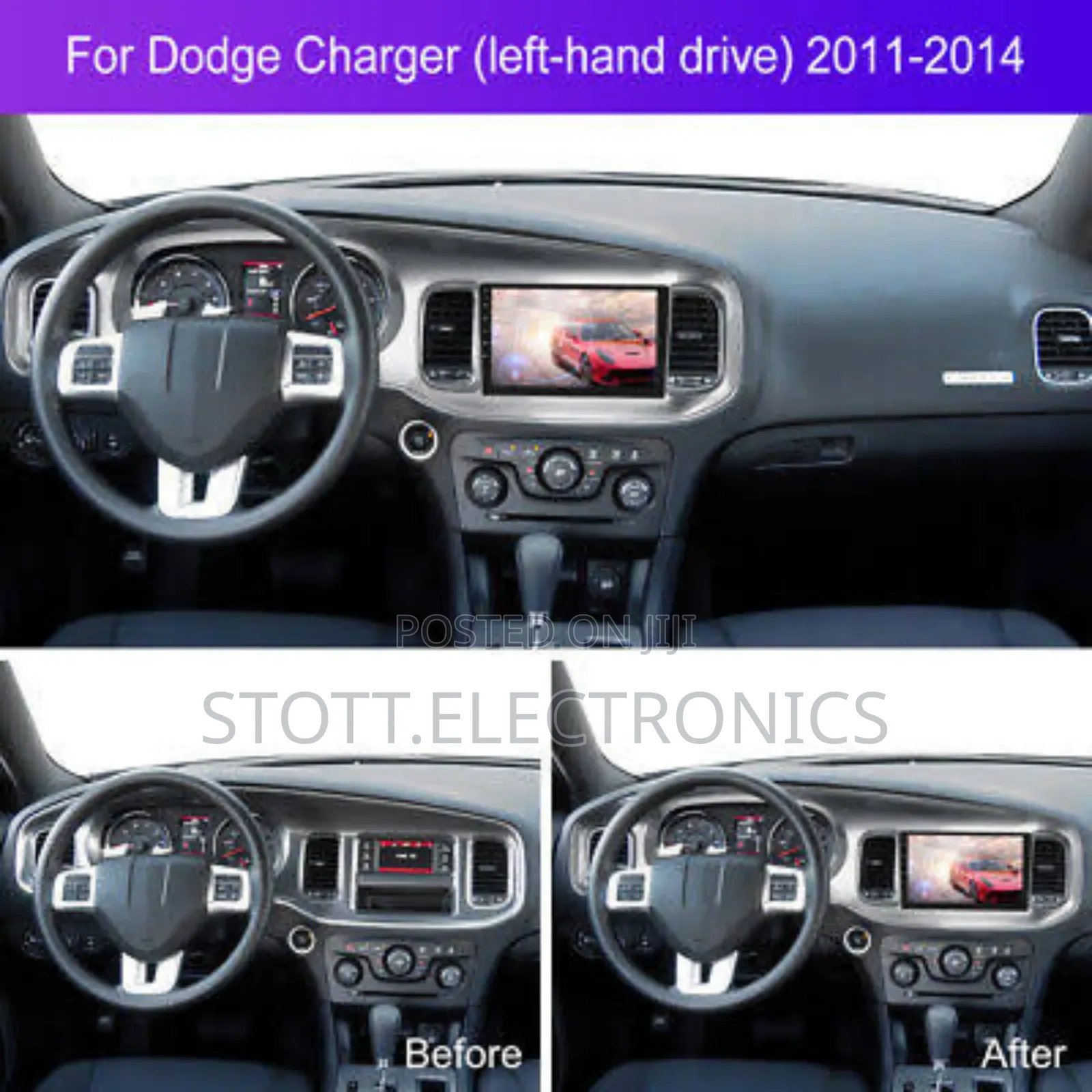Dodge Charger 2011-2014 Car Android GPS Navigation System