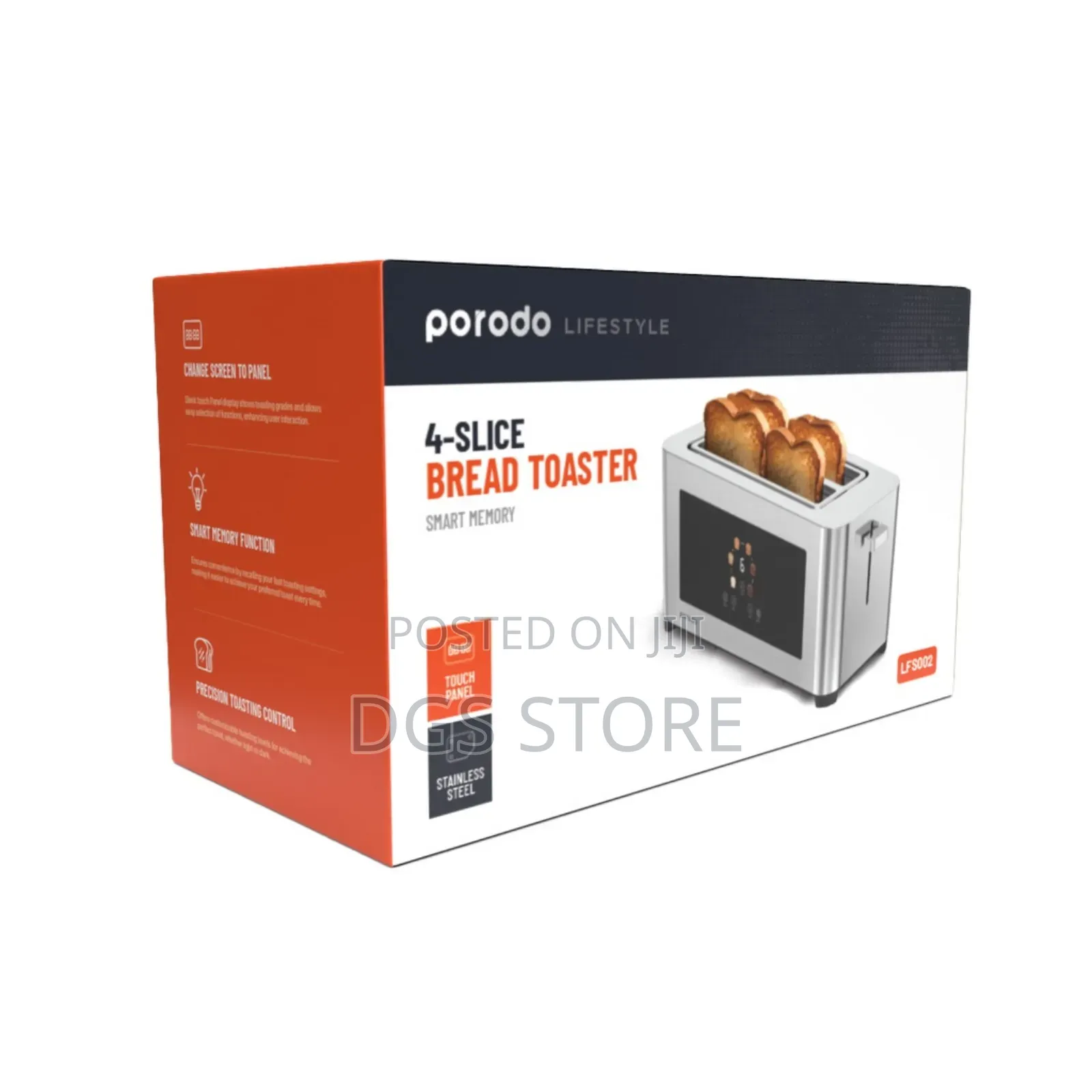 Green Lion Lfs002 4 Slice Bread Toaster