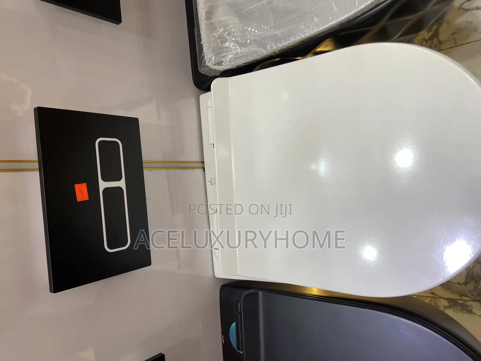 White Round Shape Concealed Water Closet