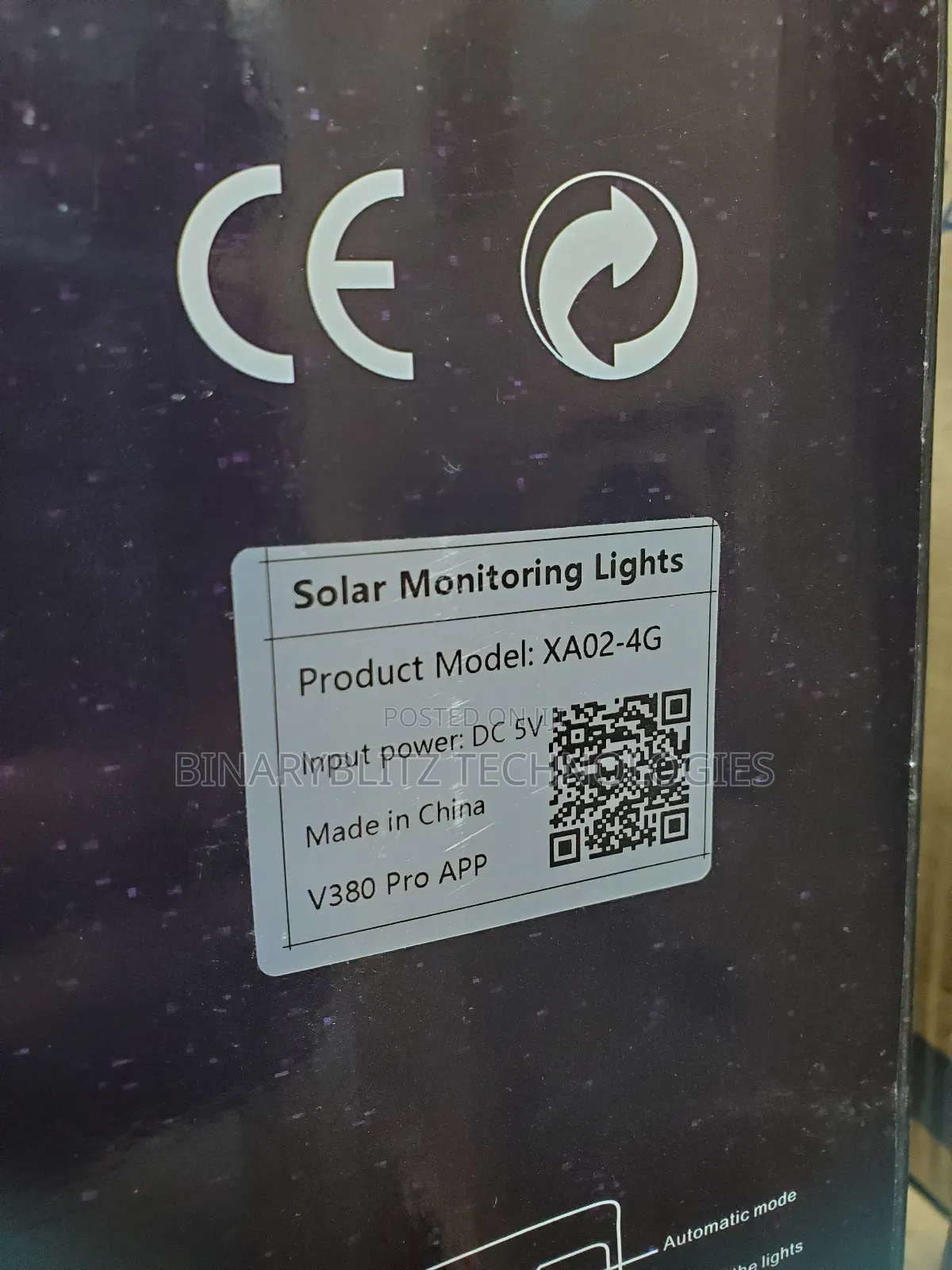 Ai Solar Street Light And Camera 450w