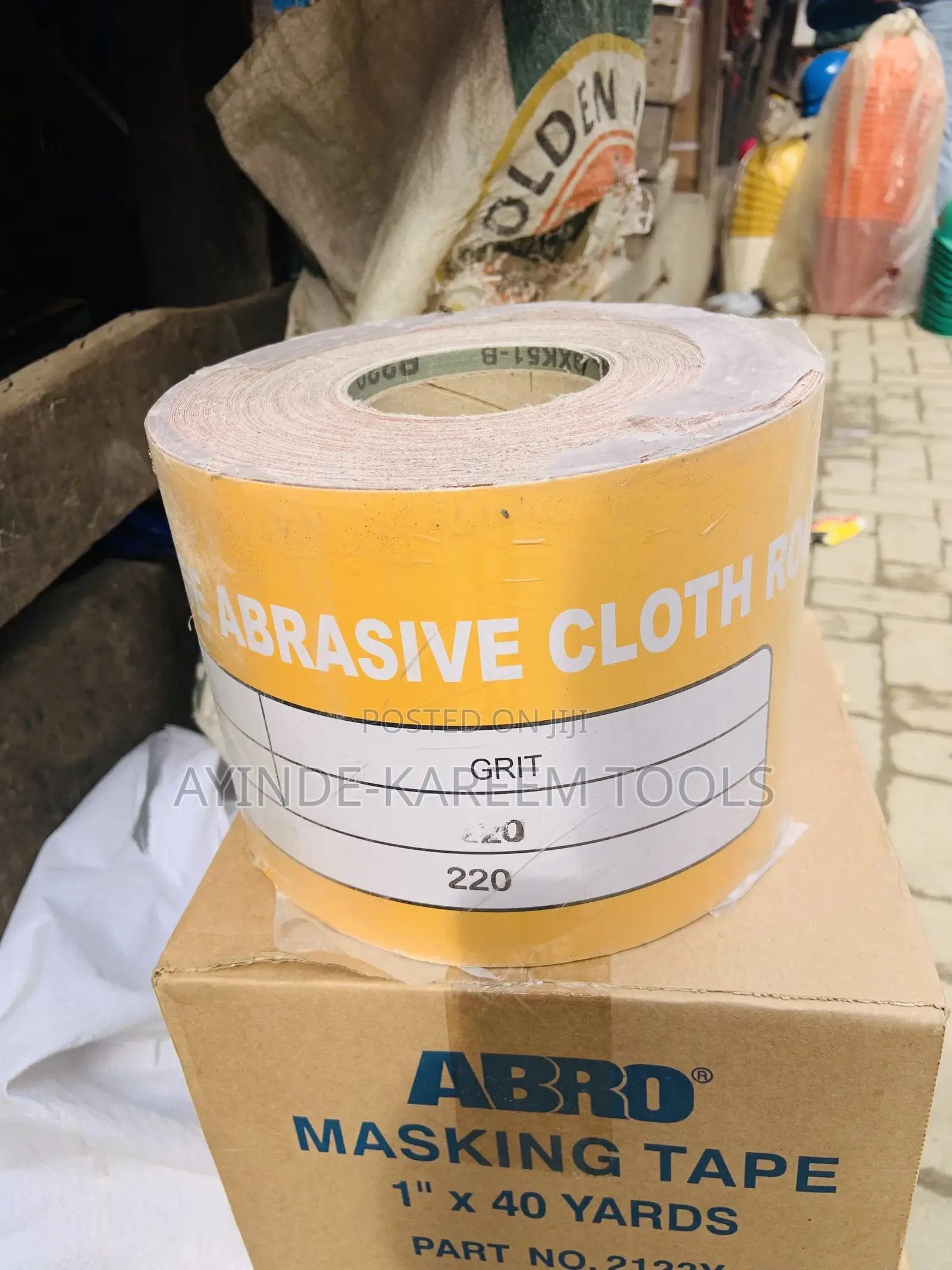 Aluminum Oxiide Abrasive Sandpaper Grit 220 50yards