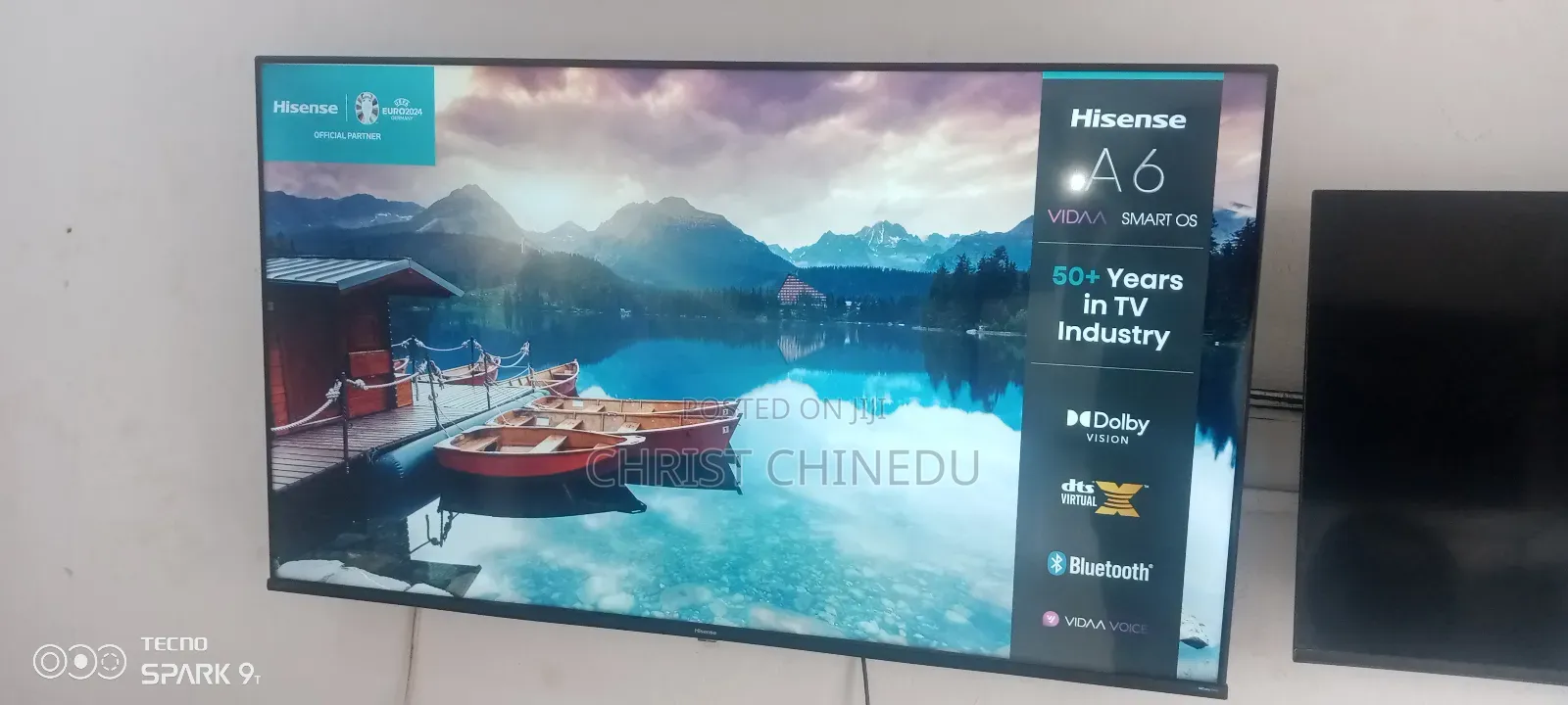 A6 Series 55inches Hisense Frameless Smart Tv