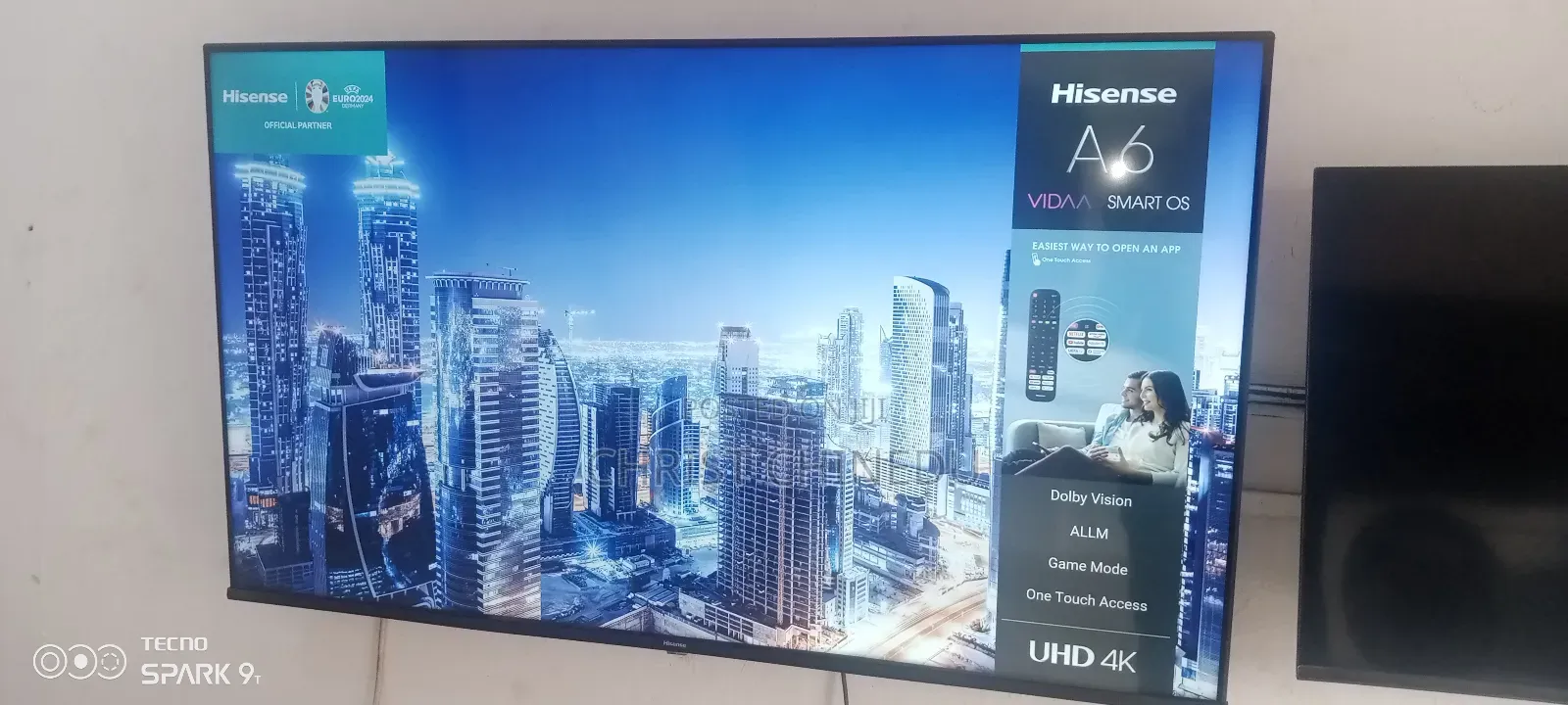 A6 Series 55inches Hisense Frameless Smart Tv