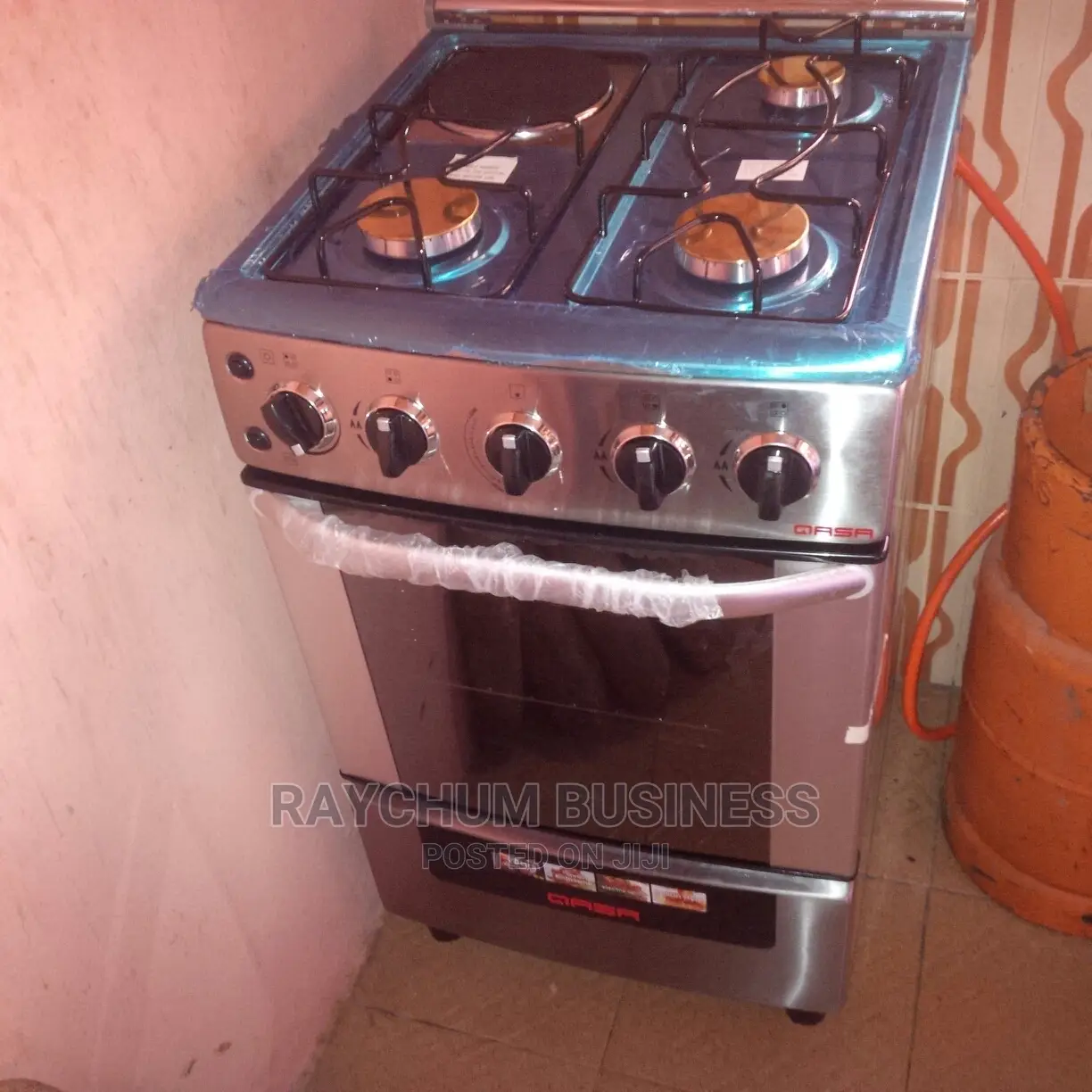 Qasa Qlink Standing Gas Cooker 3gas Burner 1eletric