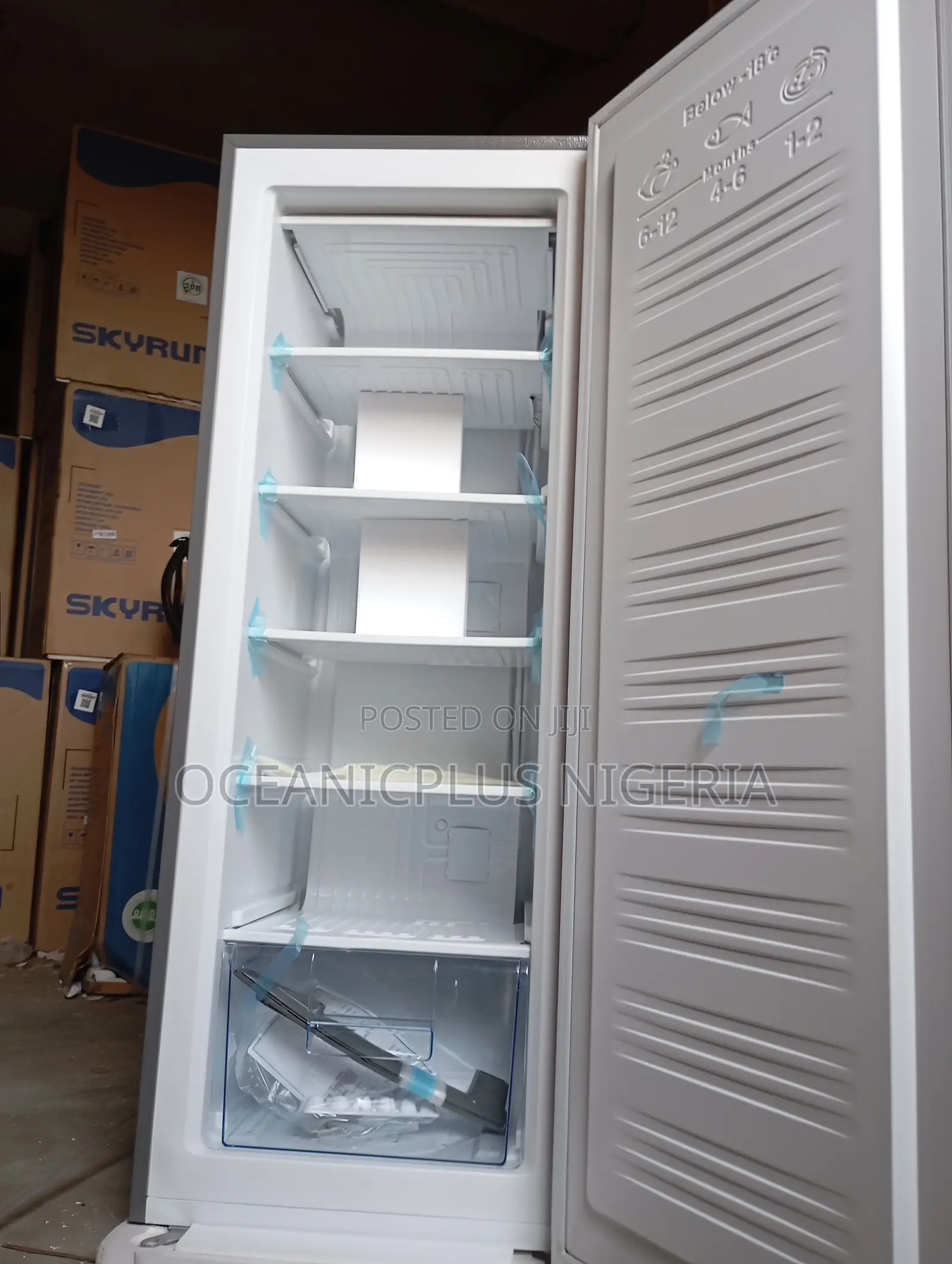 Skyrun 180l Upright Freezer -Suitable