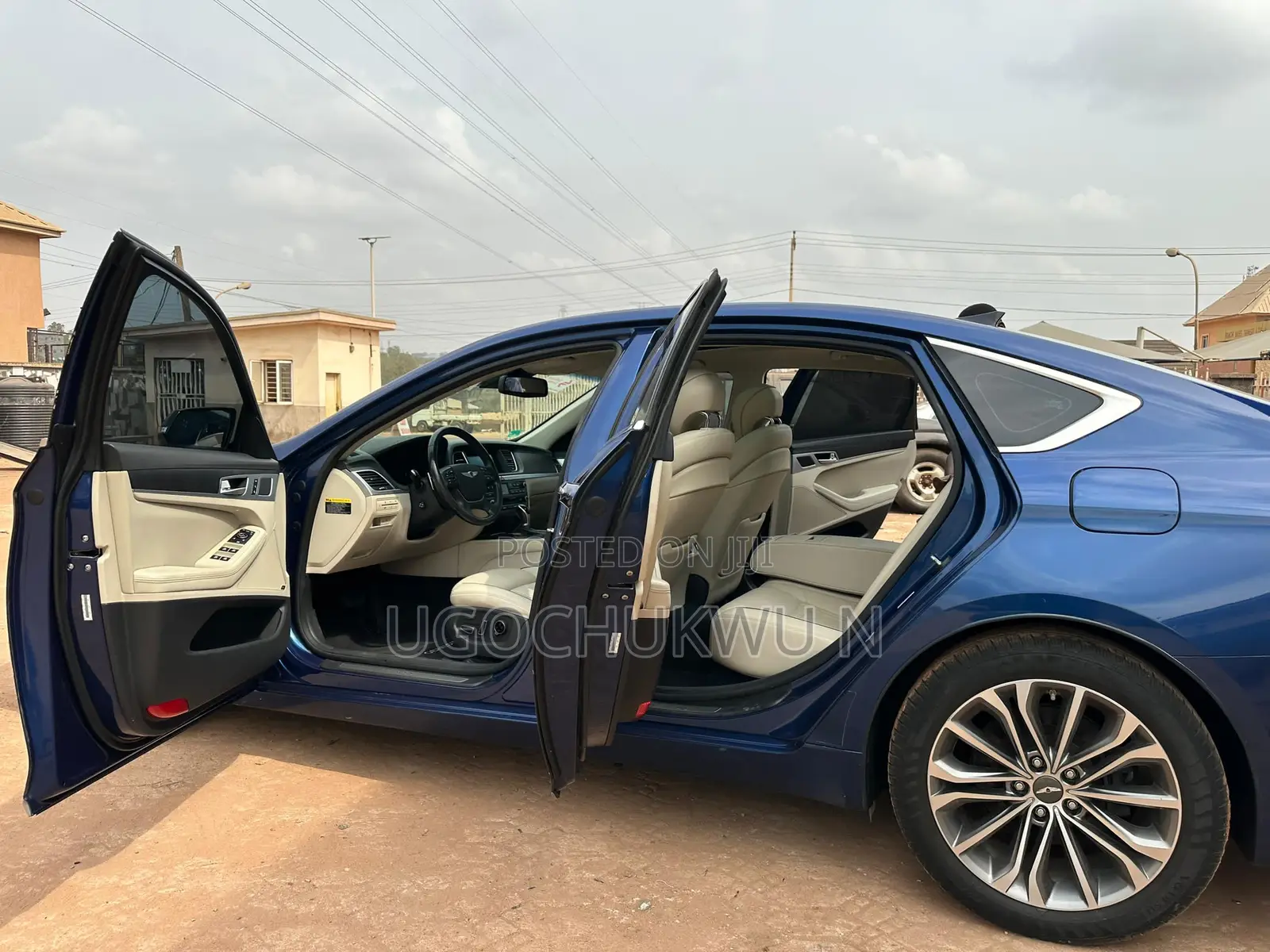 Hyundai Genesis 3.8 4dr Sedan AWD (3.8L 6cyl 8A) 2015 Blue
