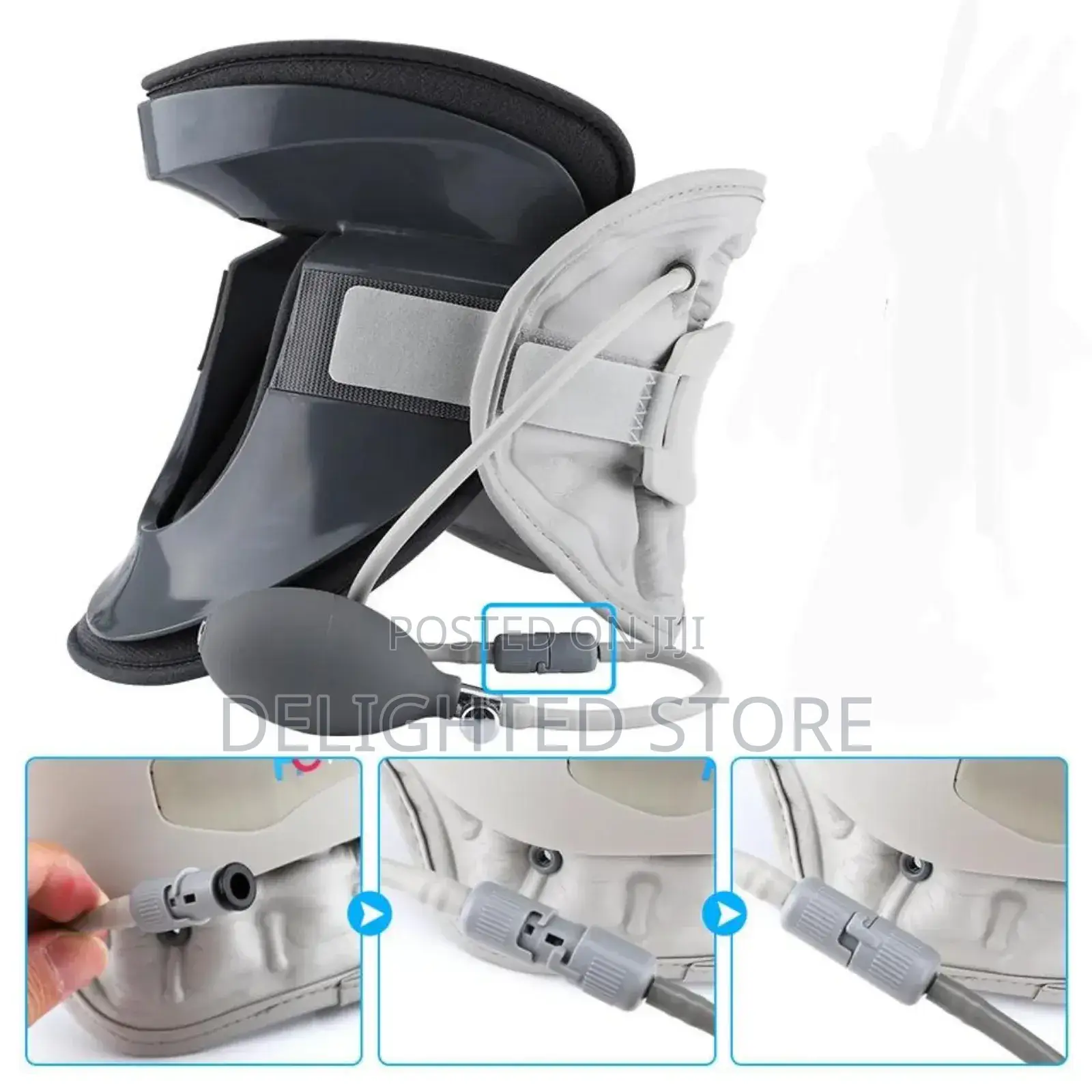 Inflatable Neck Retainer/Cervical Collar With Manual Pump