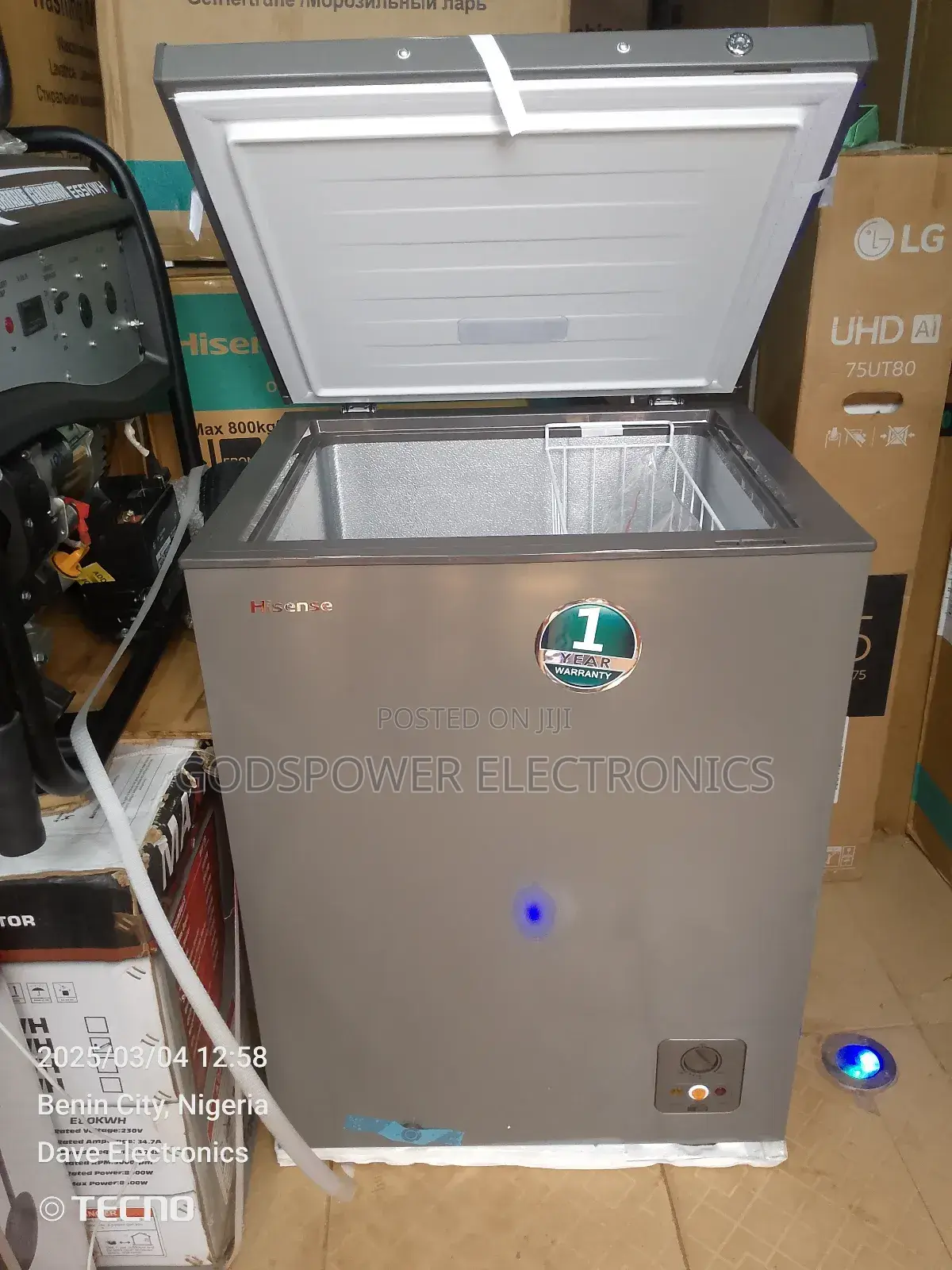 Hisense Fc109sh Deep Freezer, Fast Freezer