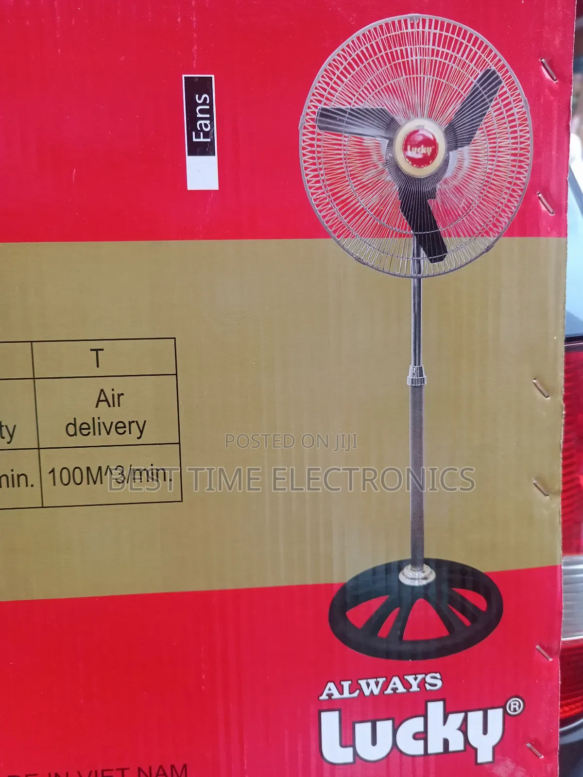 18" Always Lucky Electric Stand Fan