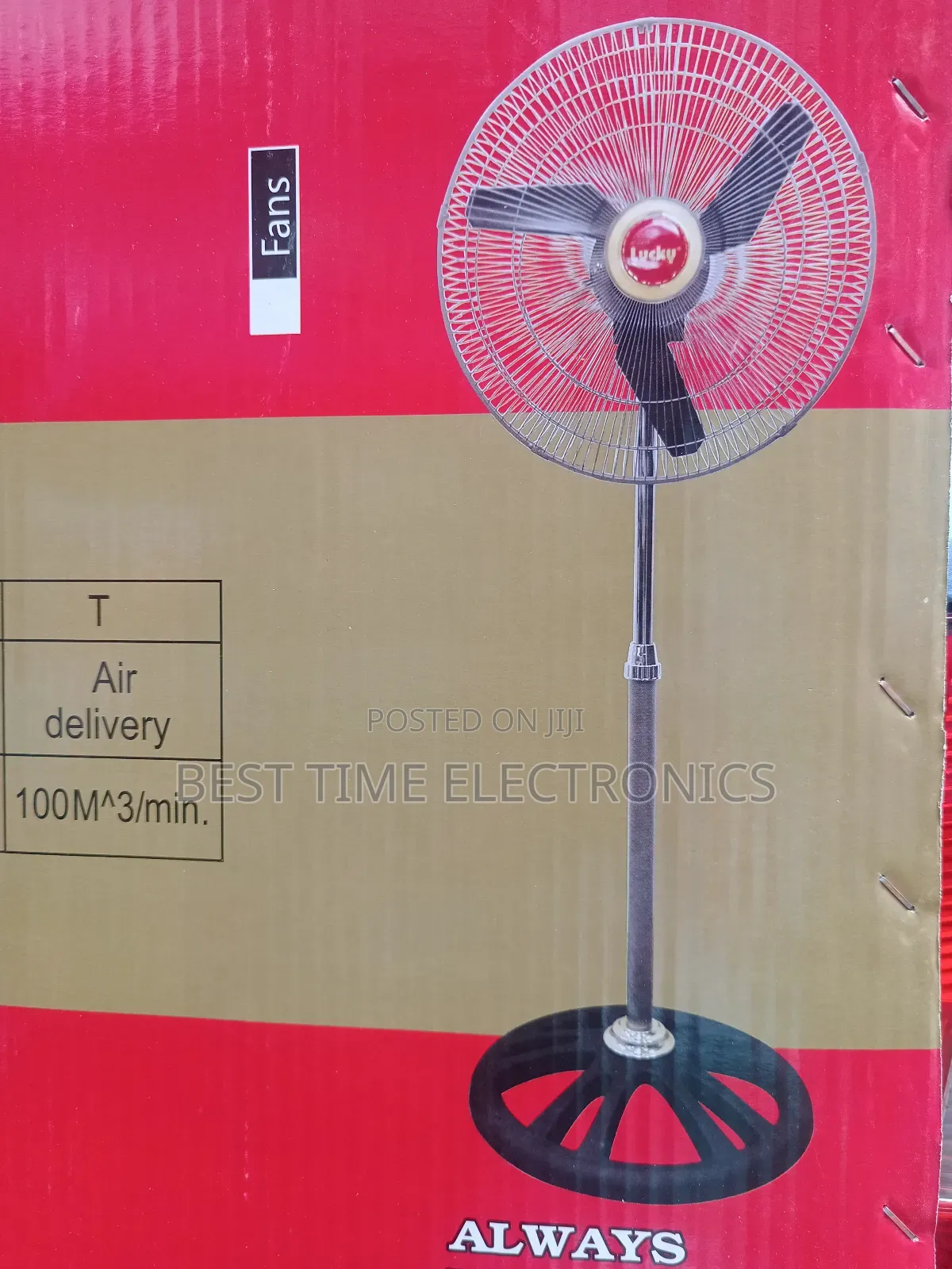 18" Always Lucky Electric Stand Fan