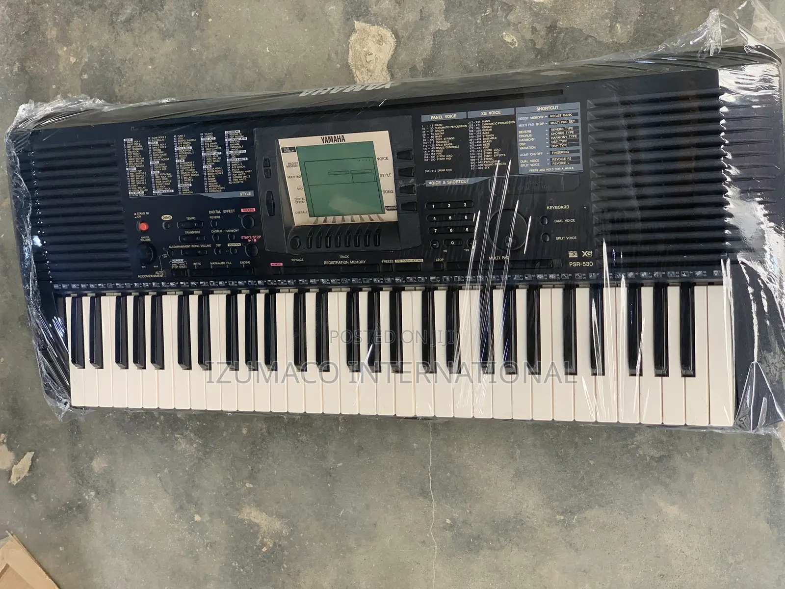 Psr530 - 5-Octave Durable Yamaha Keyboard