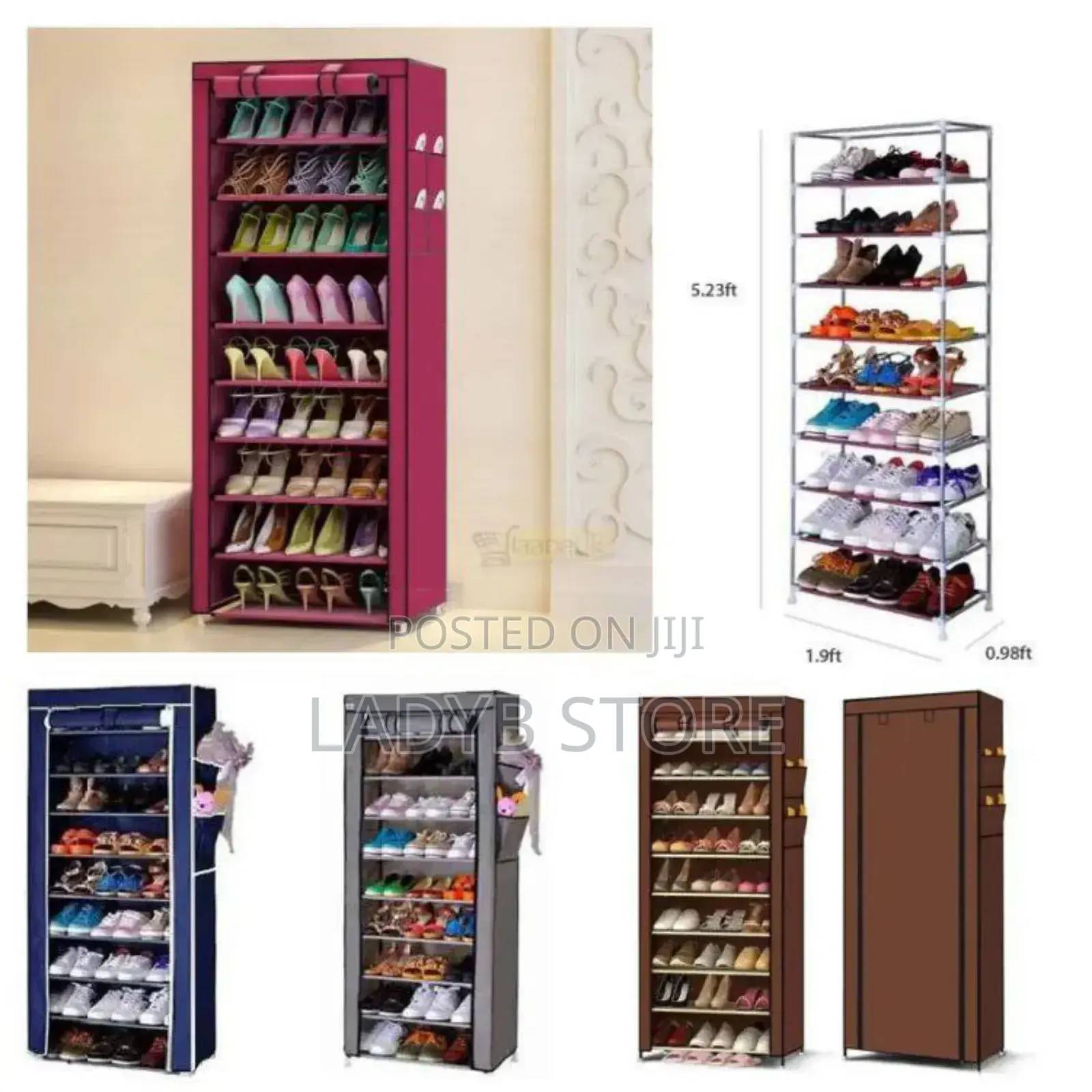 9layers Wardrobe Shoe Rack