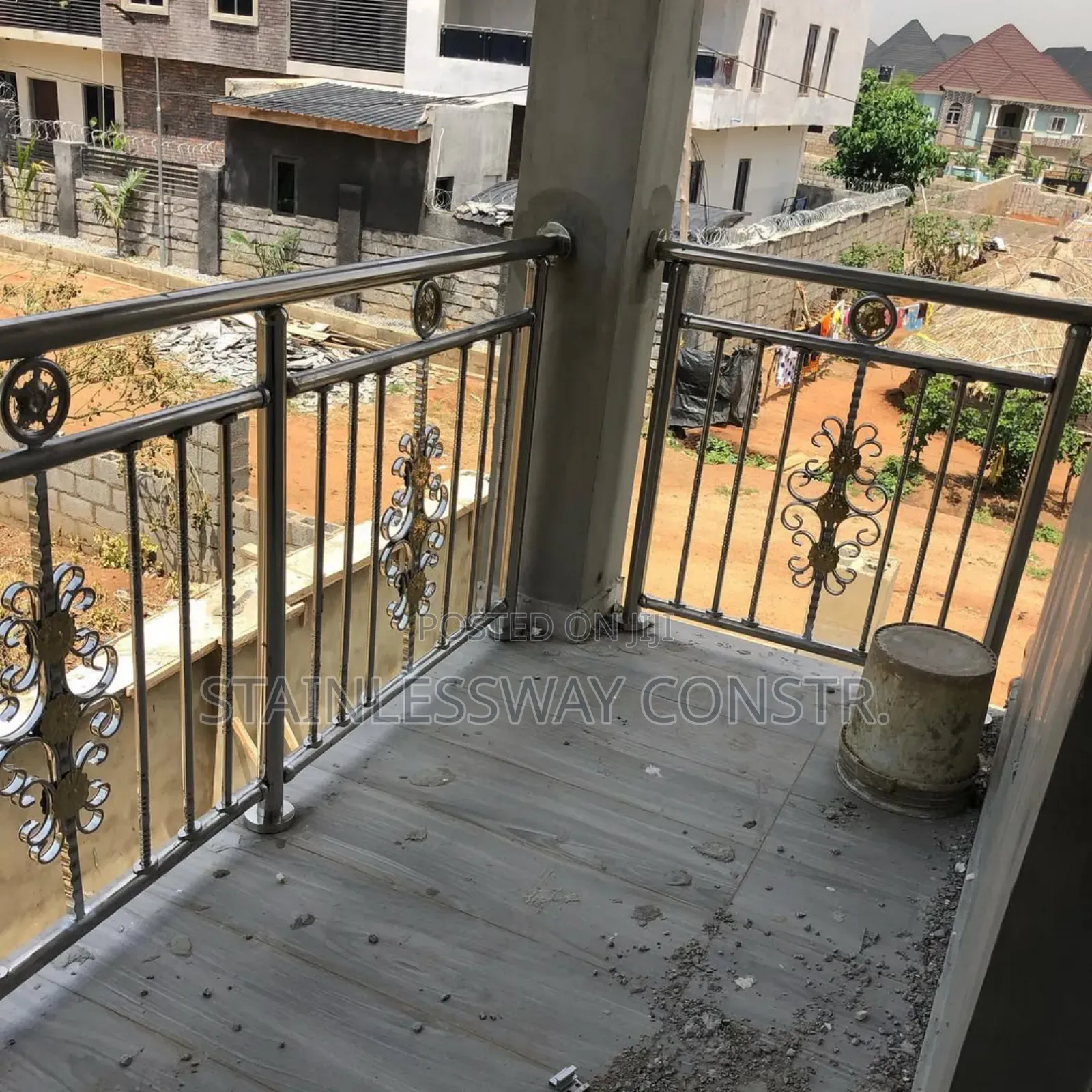 Stainless Flower Touch Balcony Railing Design