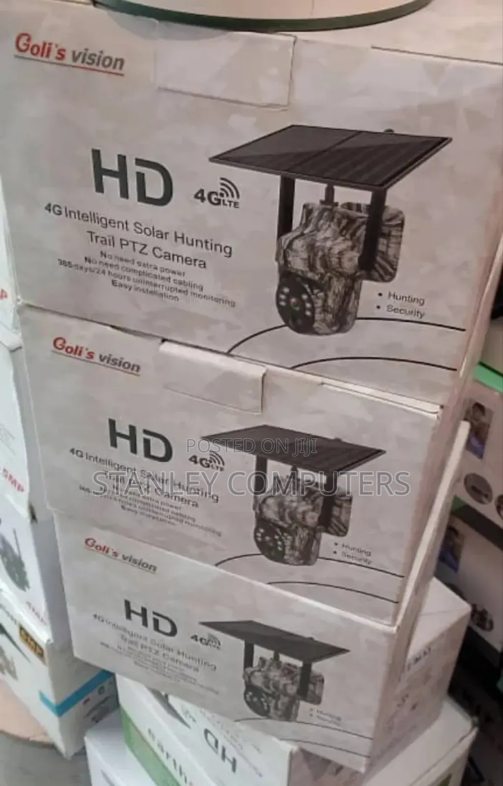 Goli'svision Hd 4glte Intelligent Solar Hunting Trail Camera