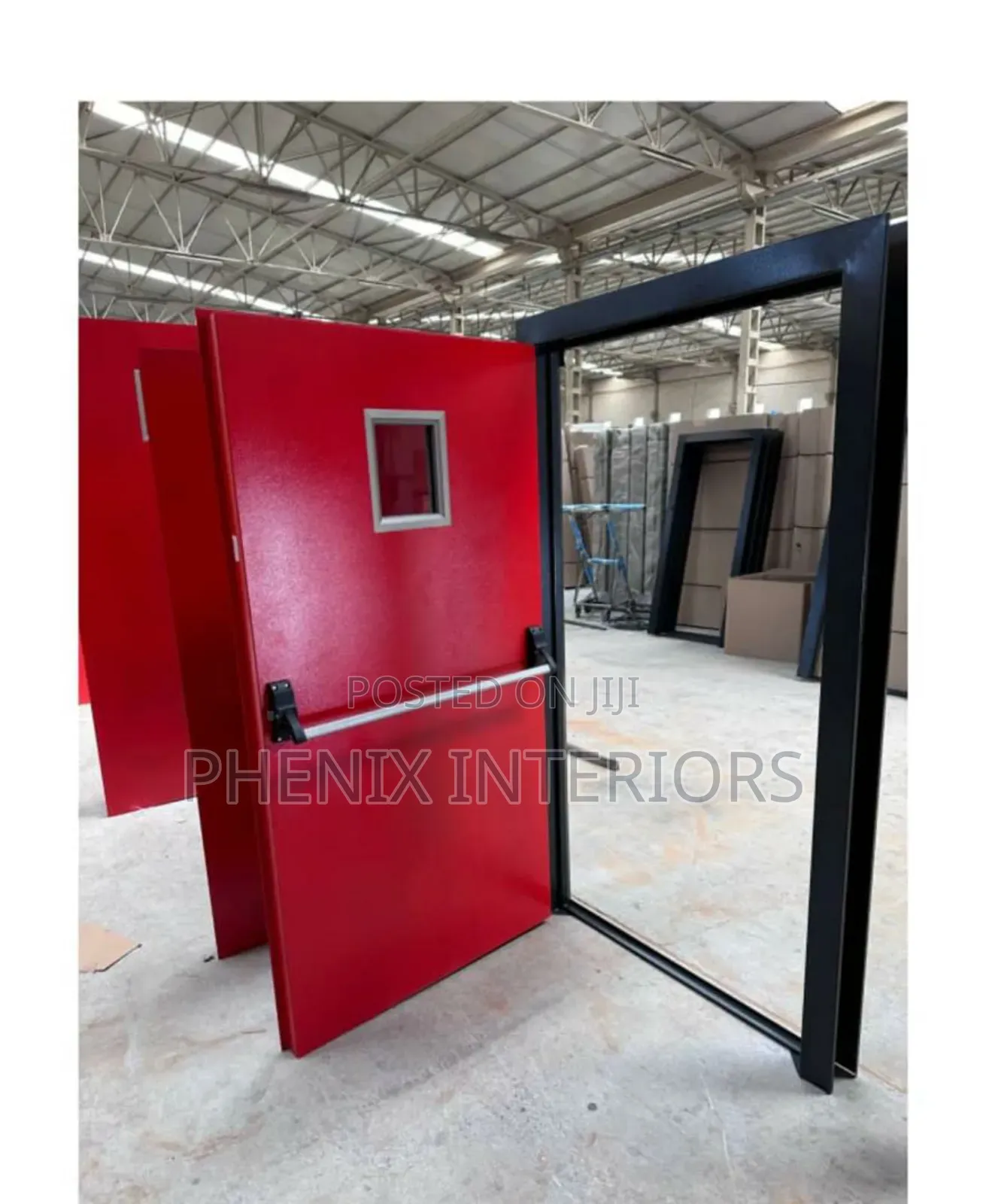 3feet × 8feet Fire Alarm Security Exit Door