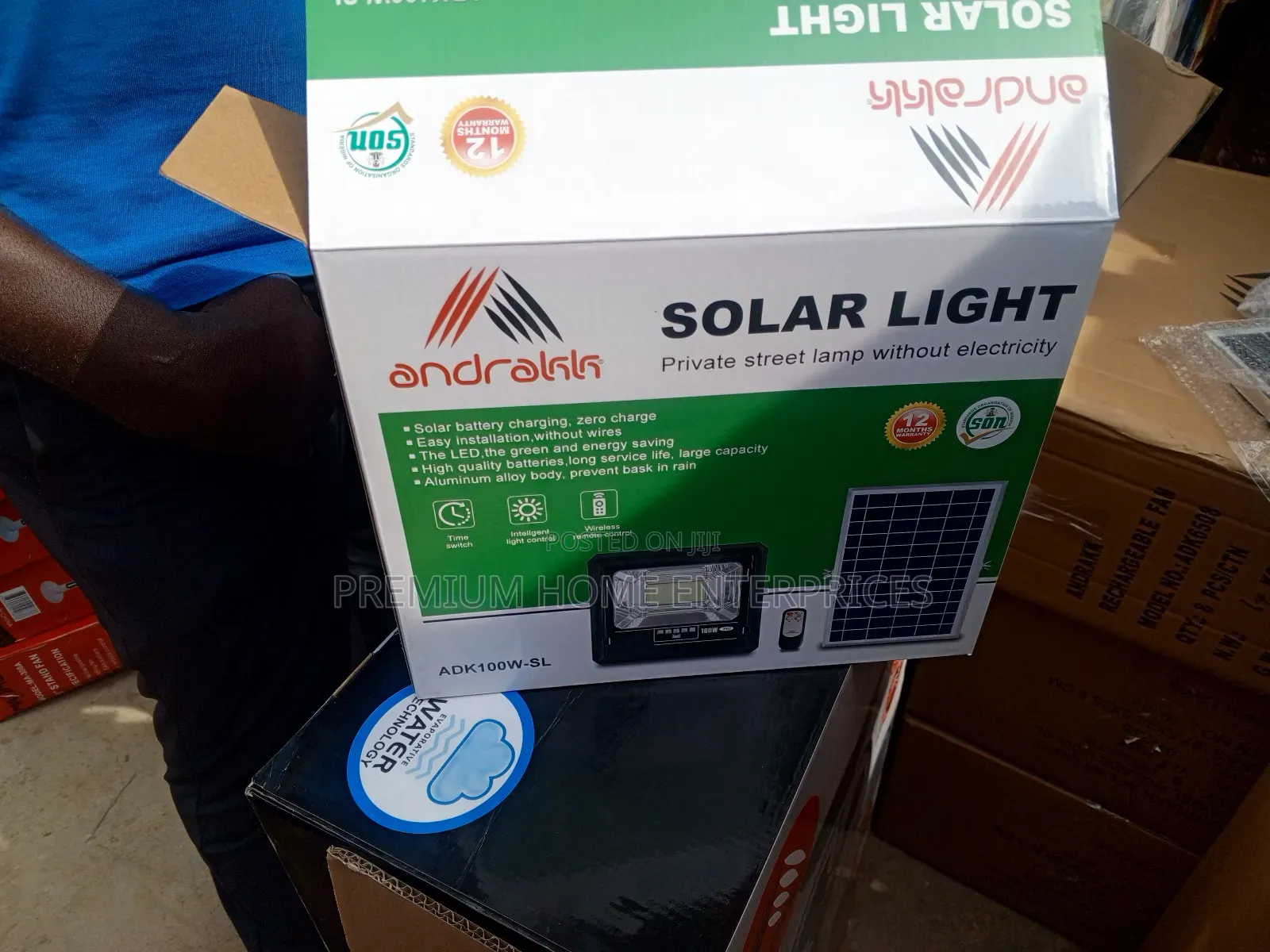 Andrakk Solar Private Street Lamp Without Electrical