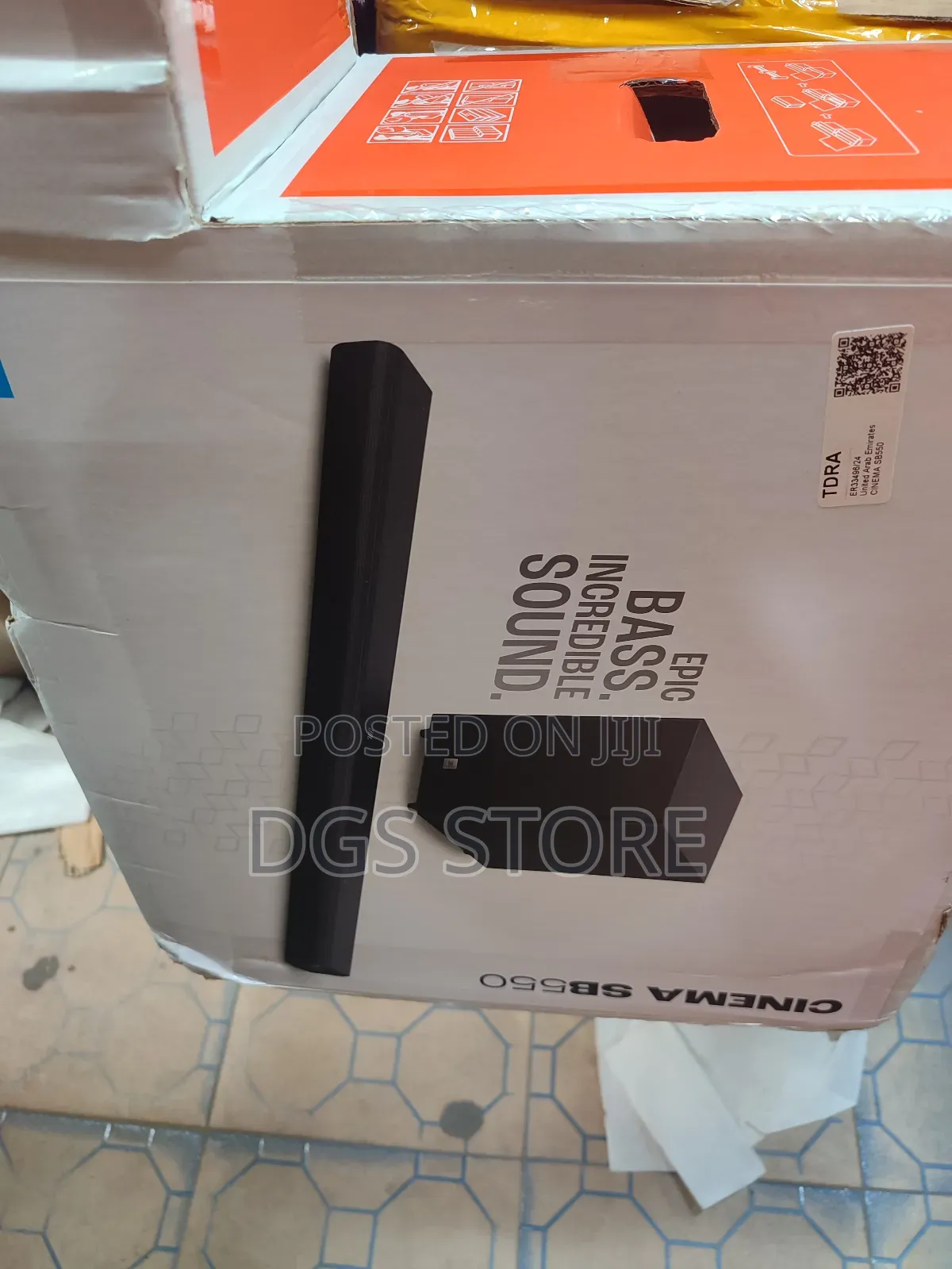 JBL Cinema Sb 550 Soundbar 3.1 Channel
