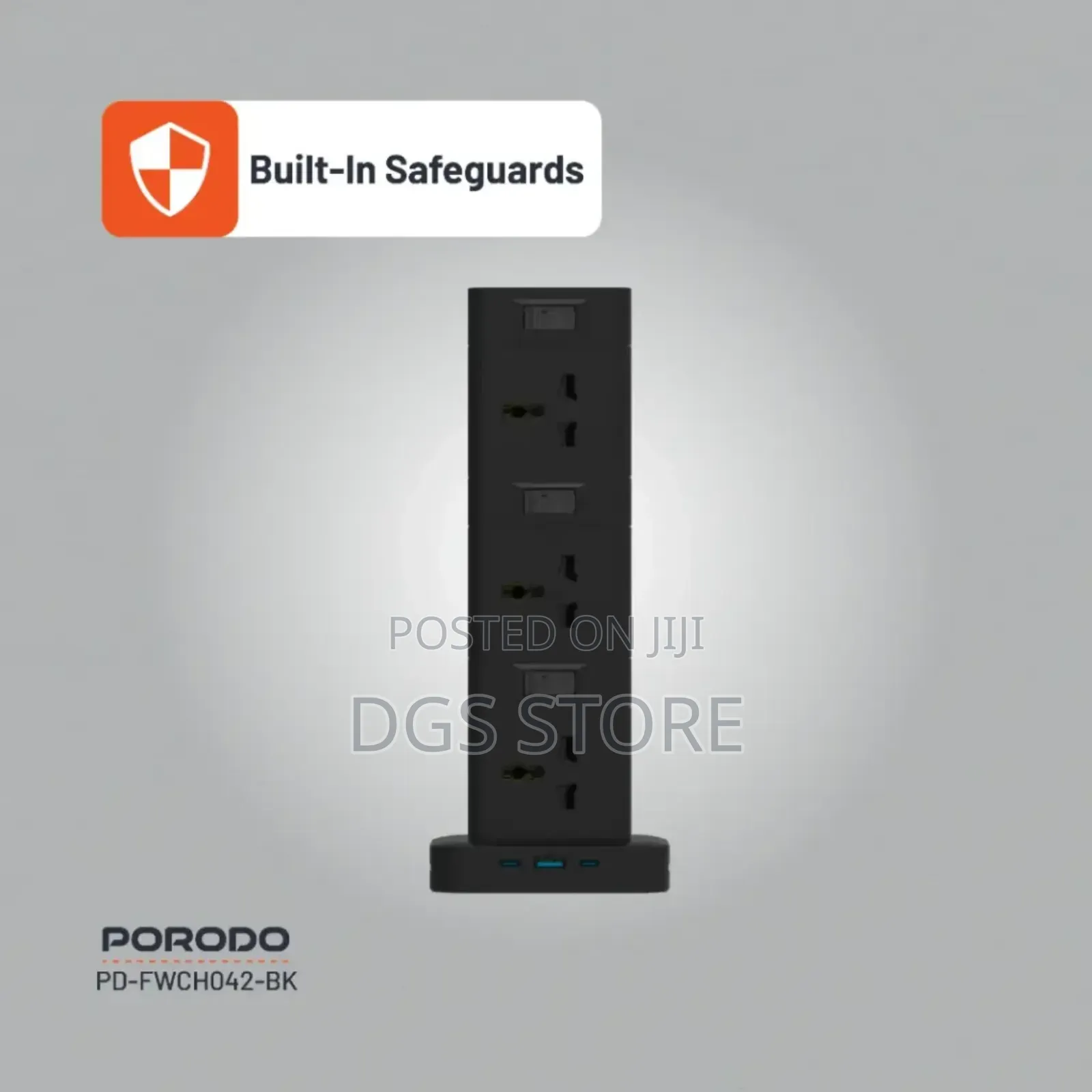 Porodo Fwc042 Three Storey Pd 20w 12 Ac Power Hub