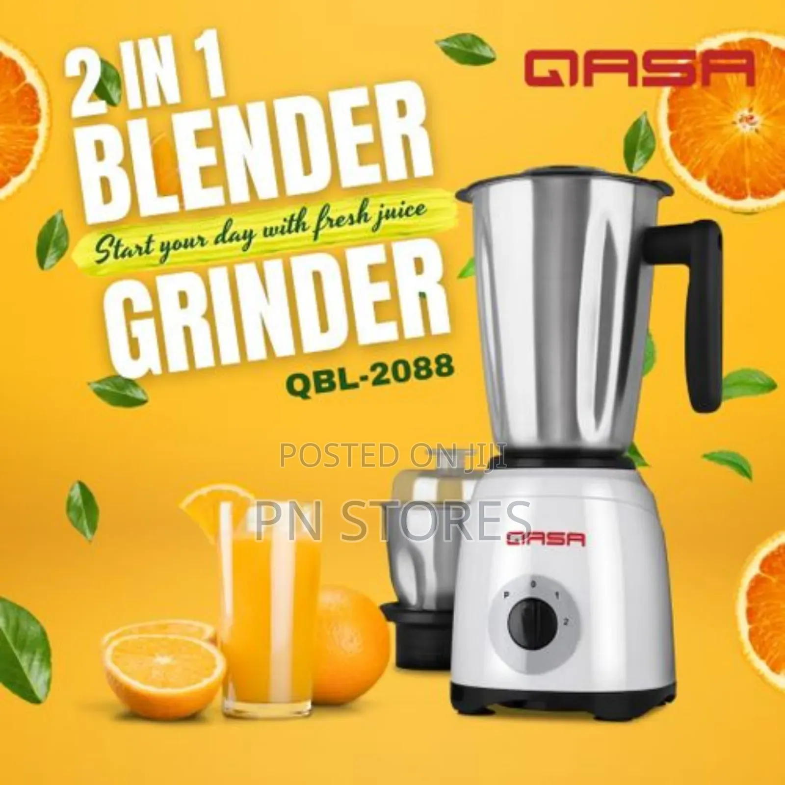 Qasa 2 in 1 Blender Grinder 350w 2l QBL-2088
