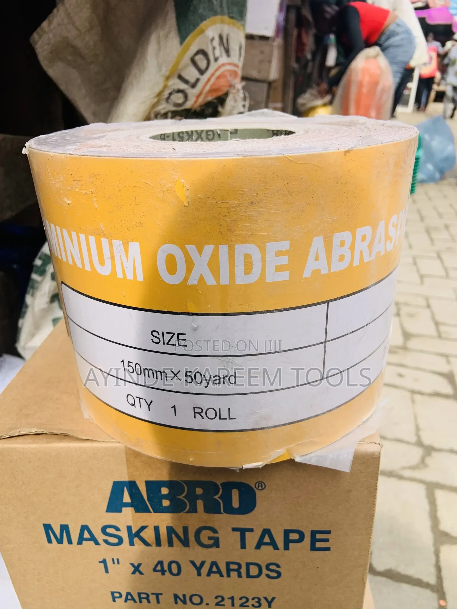 Aluminum Oxiide Abrasive Sandpaper Grit 220 50yards