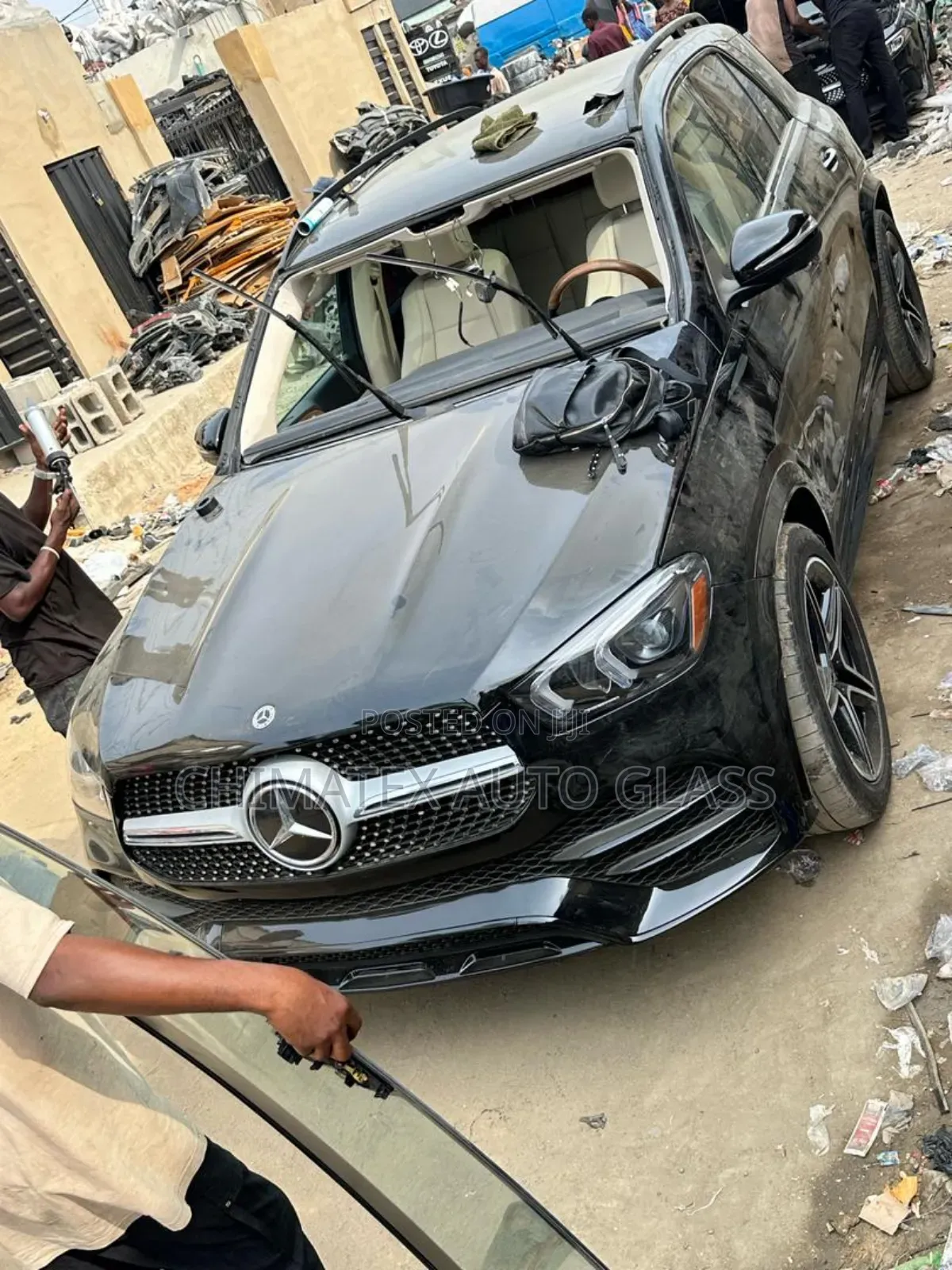 Gle350 2022 Windscreen Installation We Deliver Install