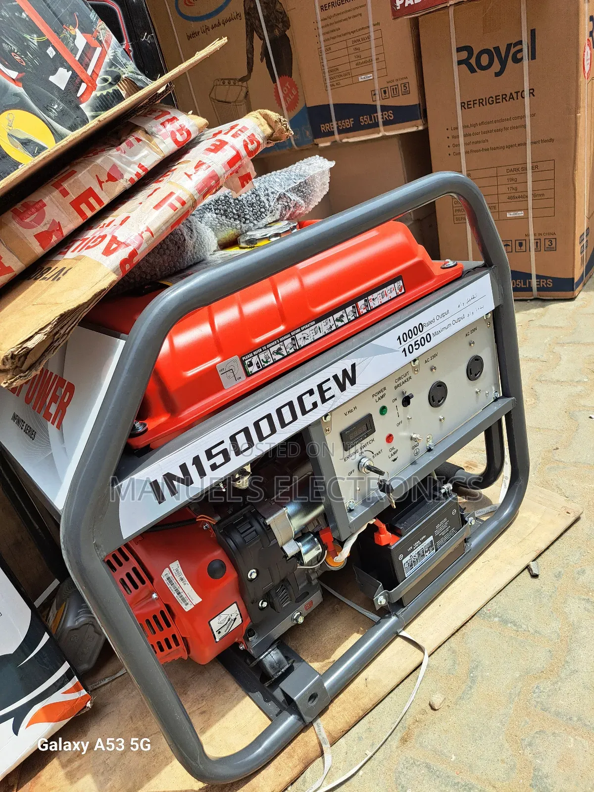 In15000cew 10.5kva Ipower Petrol Generator 100% Copper Coil