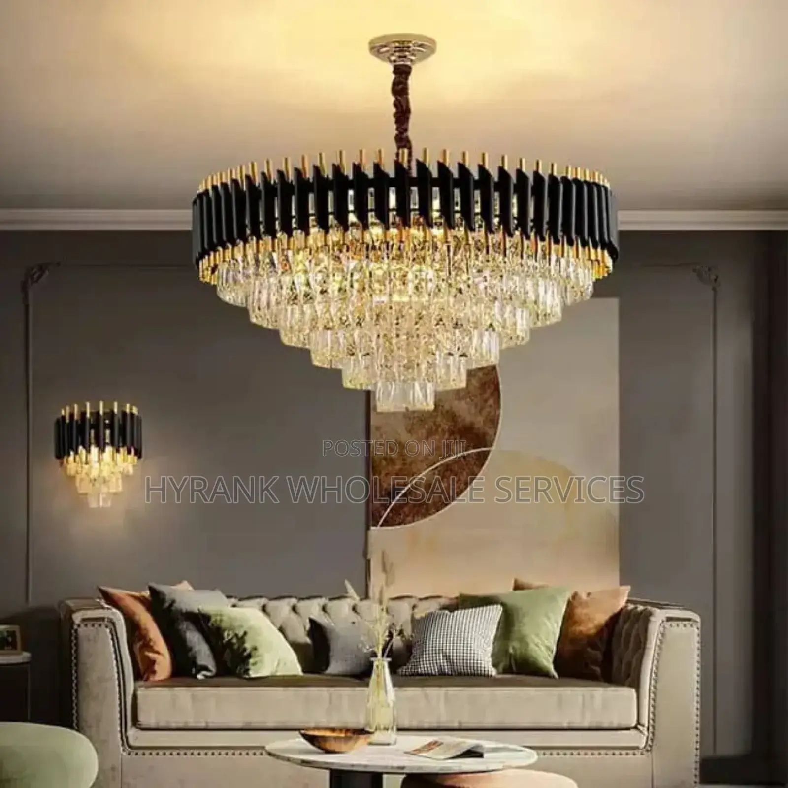 Modern Master Crystal Chandelier