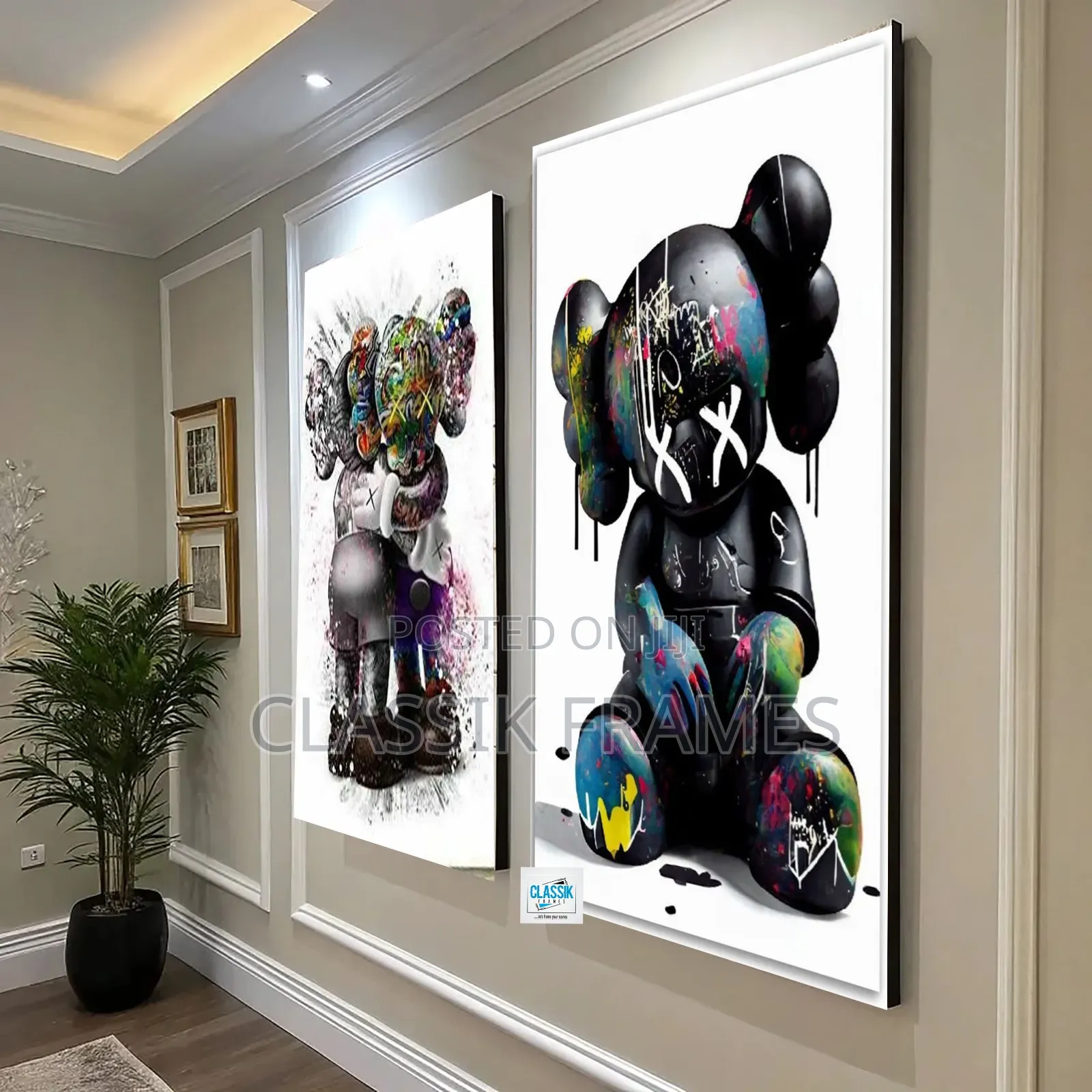 Hd Framed Acrylic Winie Glasss Digi Painting Wall Art