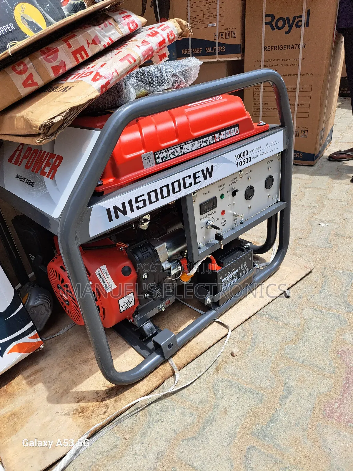 ☆¤(10.5)Ipower Petrol Generator 100% Copper Coil
