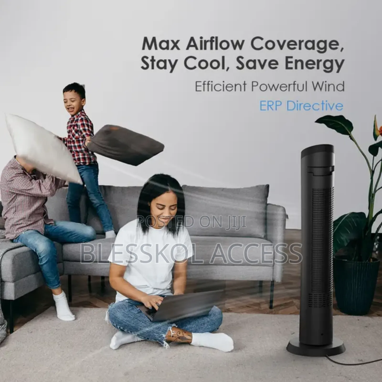 Oraimo Cyberstorm 40 Inch 50w Tower Fan