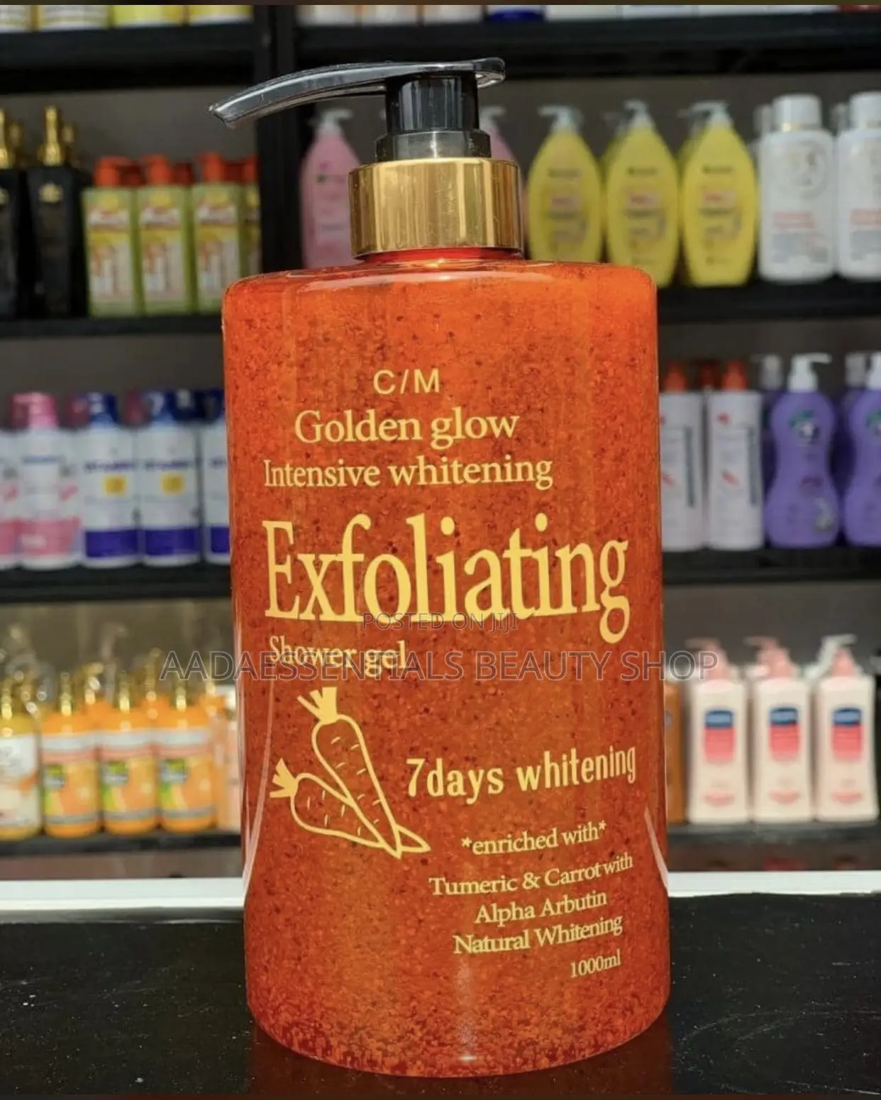 Golden Glow Intensive Whitening Exfoliating Shower Gel