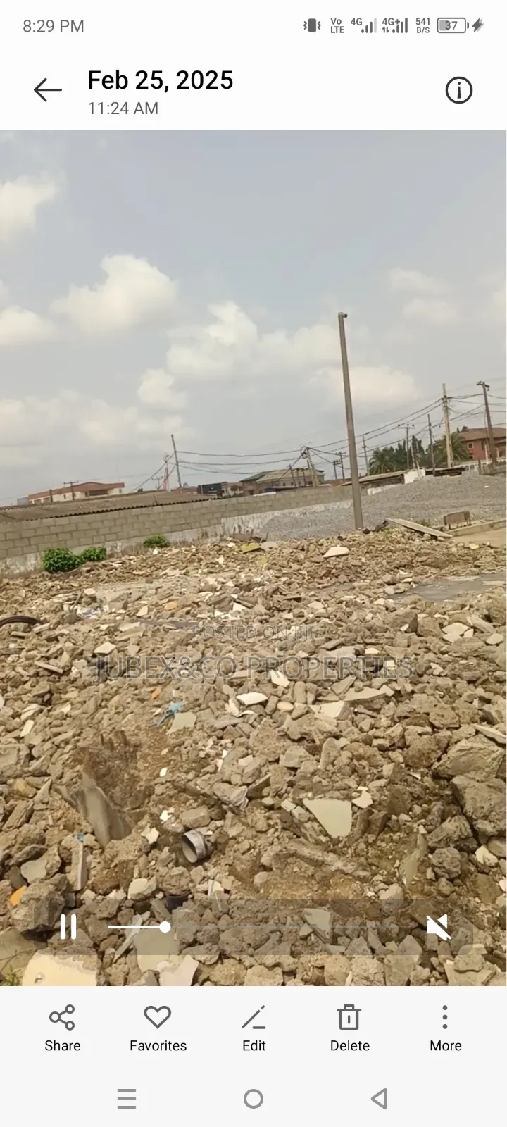 5 Plots Facing Sango Idiroko Road
