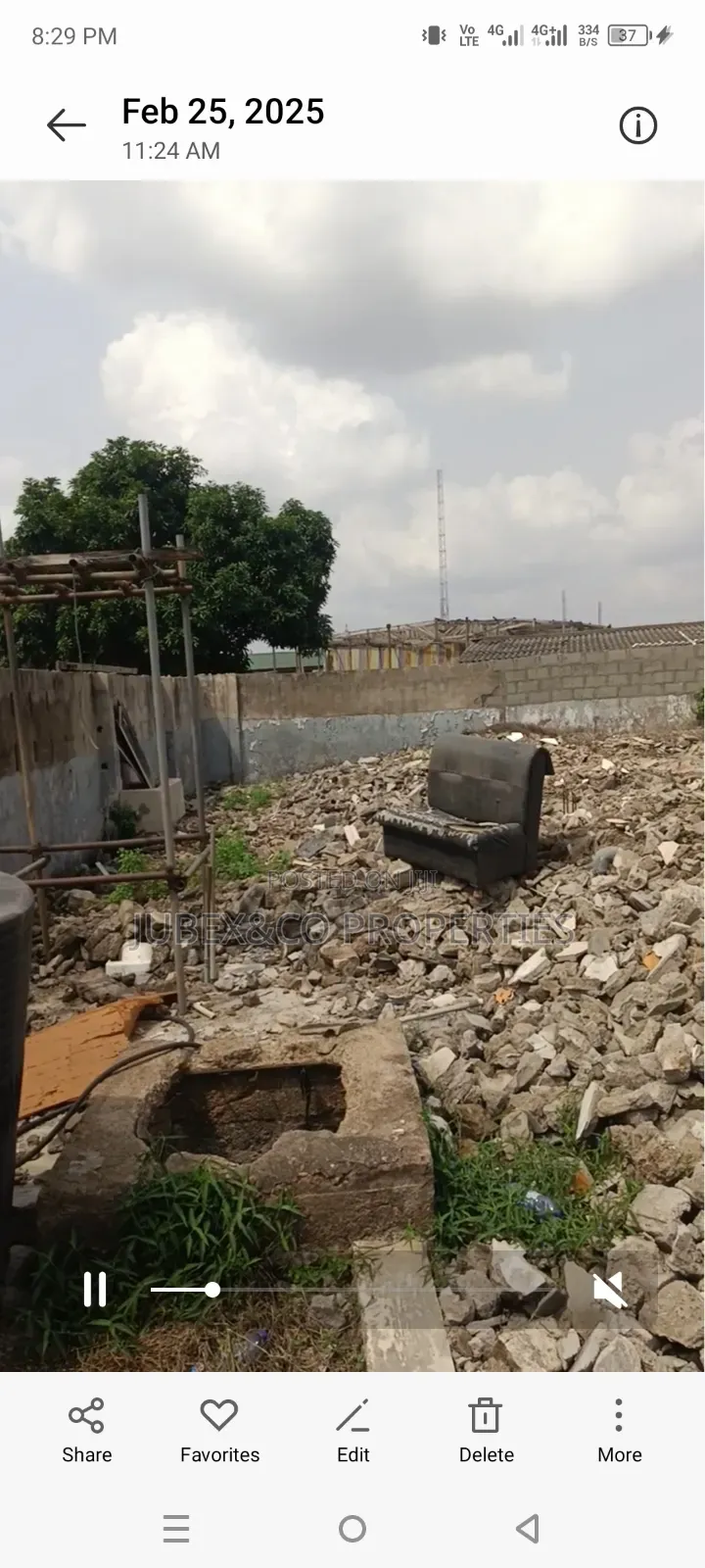 5 Plots Facing Sango Idiroko Road