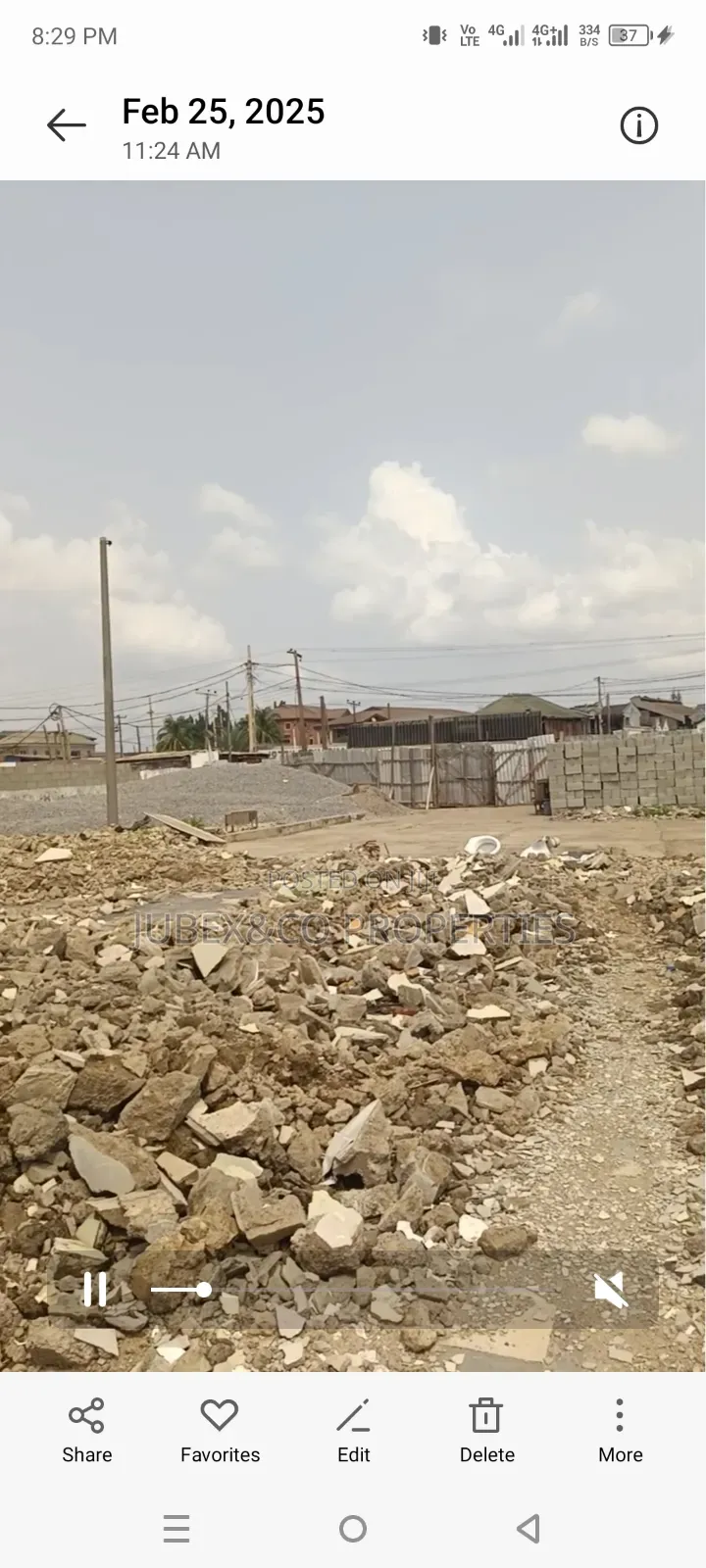 5 Plots Facing Sango Idiroko Road