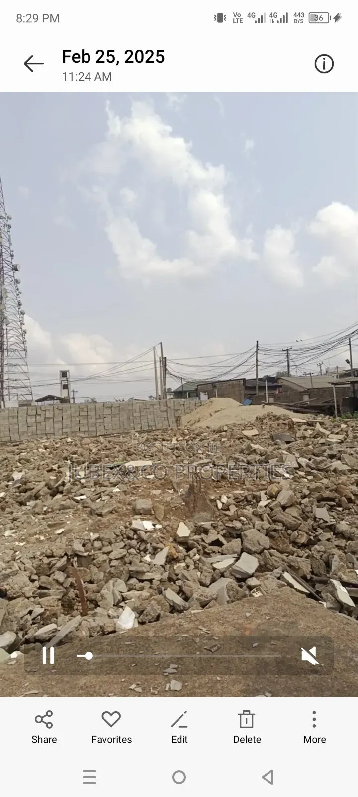 5 Plots Facing Sango Idiroko Road