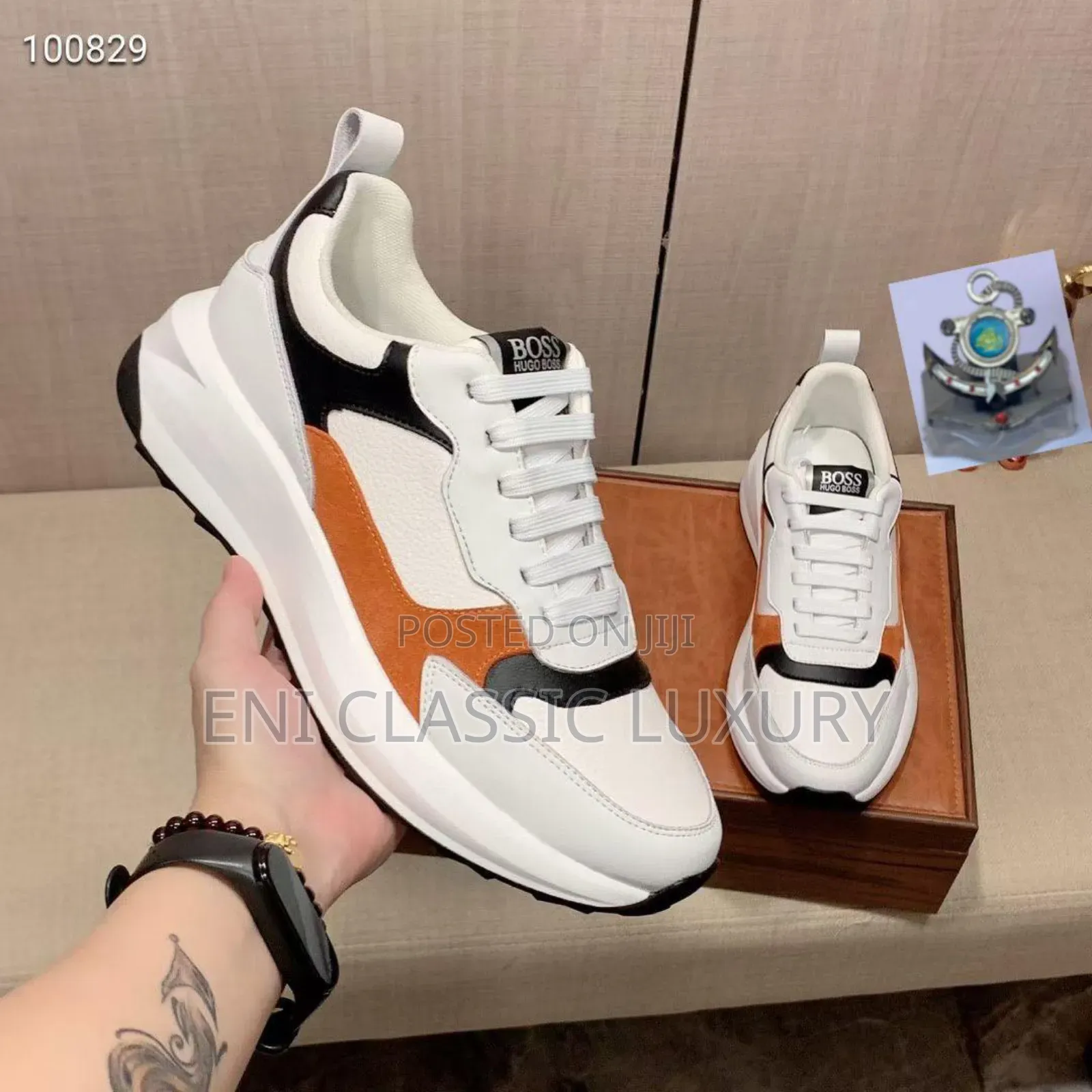 Classic Men Luxury Sneakers Hugo Boss ๐ฏ Quality